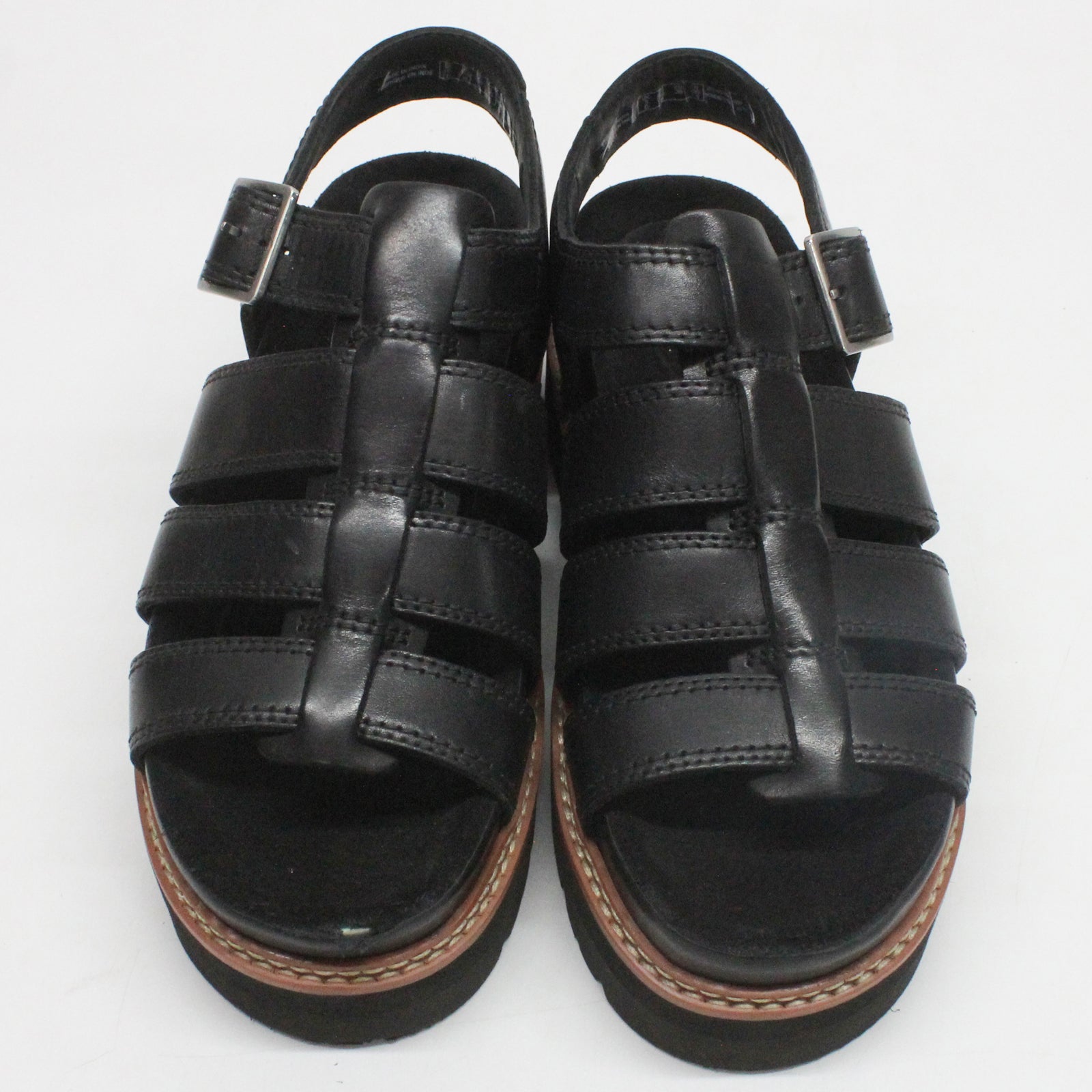 Clarks|SANDALS (Orianna Twist (26176317)) Clarks Orianna Twist Leather Women's Comfort Sandals