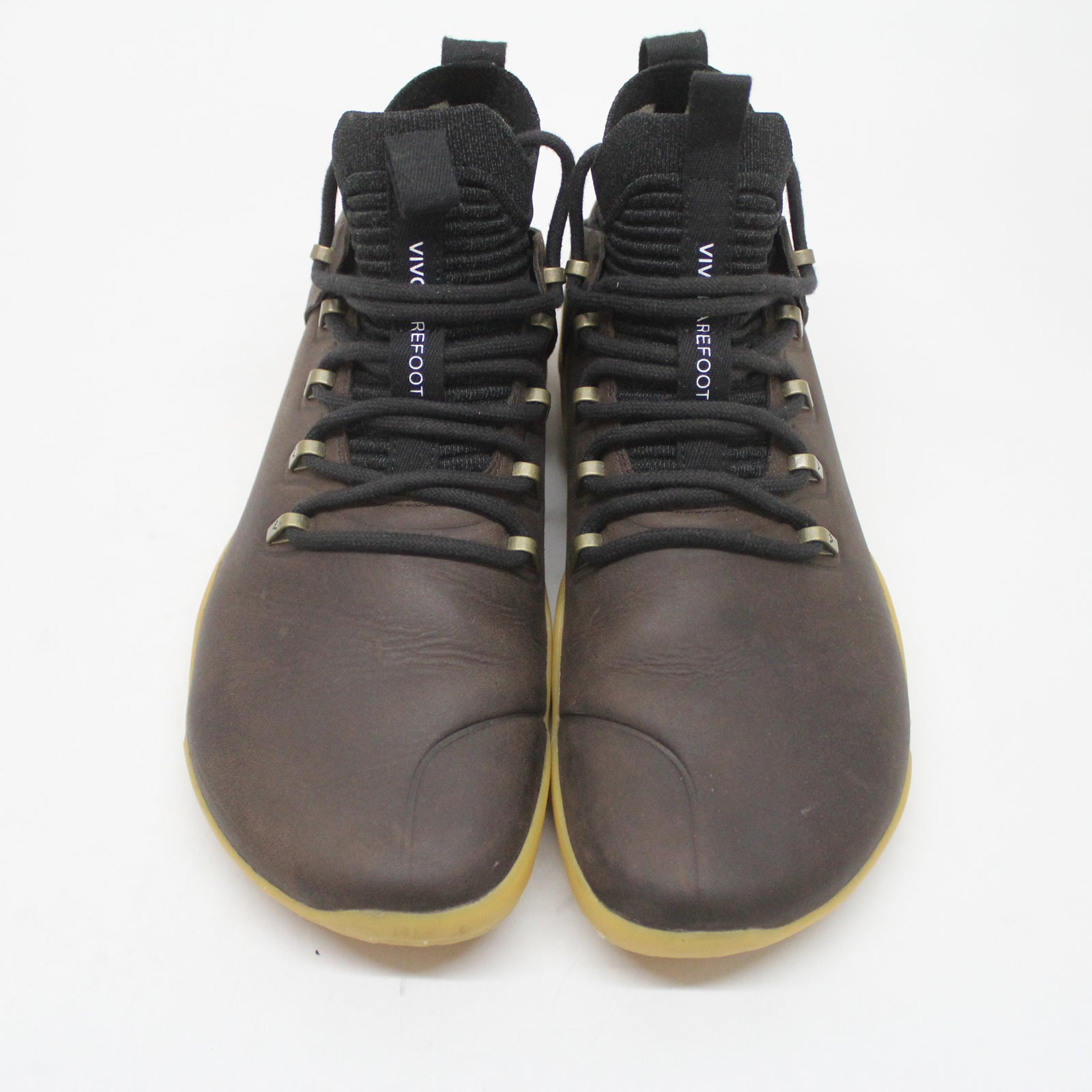 Vivobarefoot Magna Leather FG 309086-02 Leather Mens Trainers - Bracken - 41#color_bracken