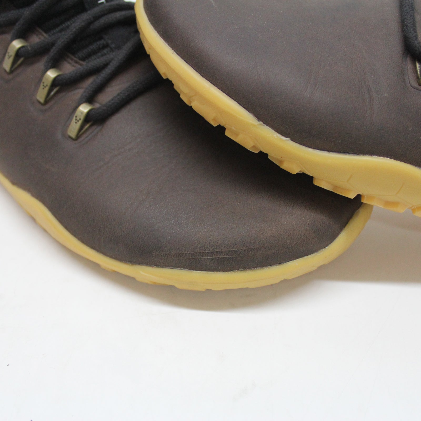 Vivobarefoot Magna Leather FG 309086-02 Leather Mens Trainers - Bracken - 41#color_bracken