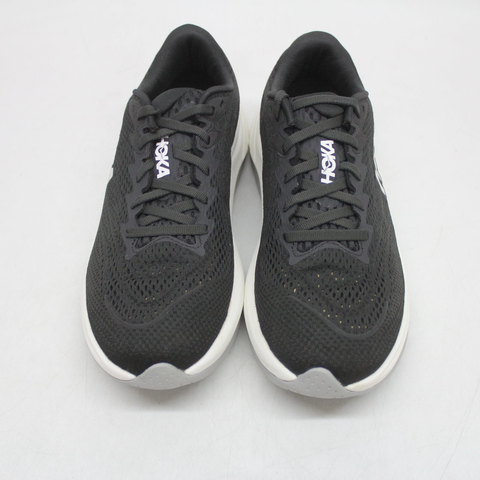 Hoka Rincon 4 1155130-BWHT Synthetic Textile Mens Trainers - Black White - 7#color_black white