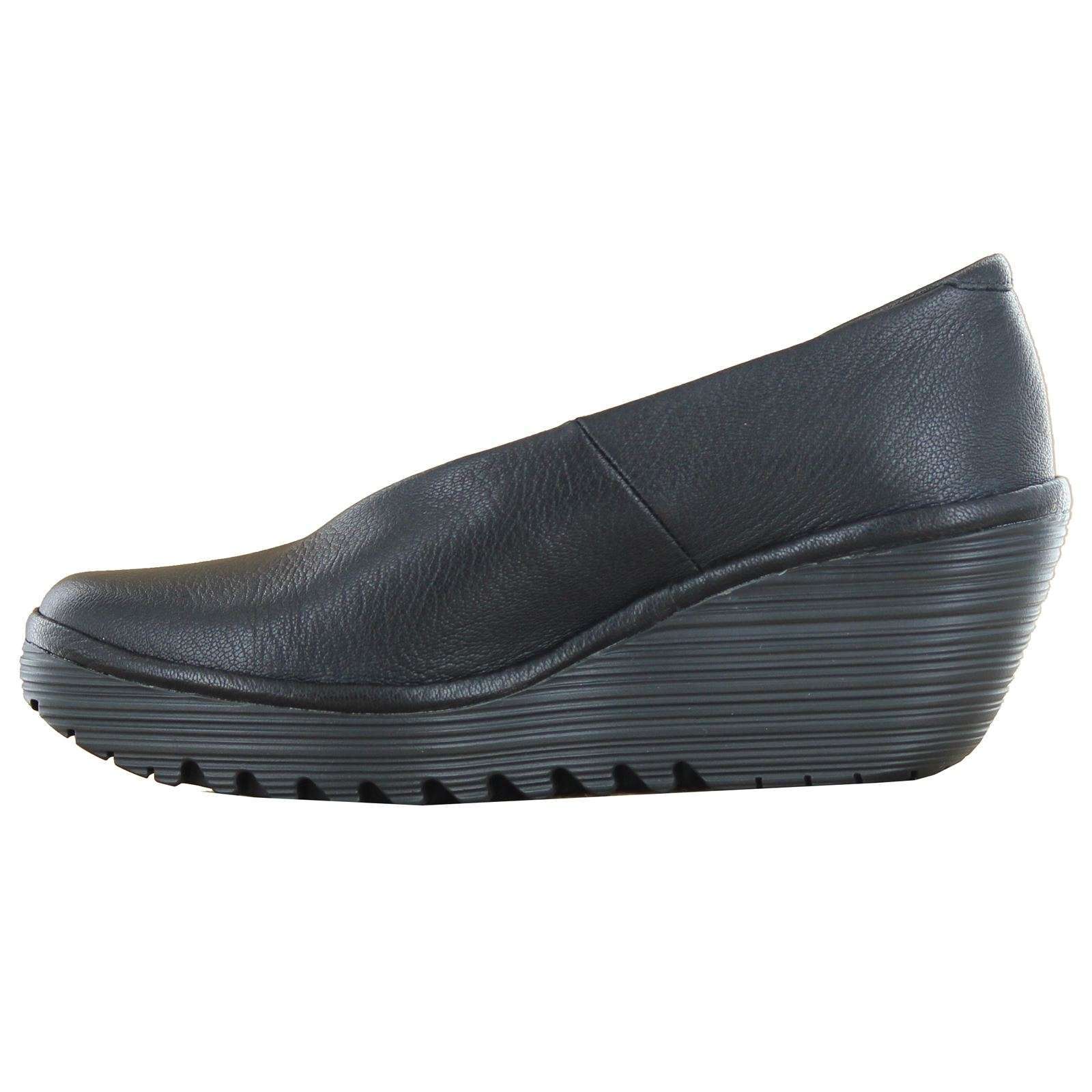 Fly London Yaz Black Womens Shoes - P500025149#color_black