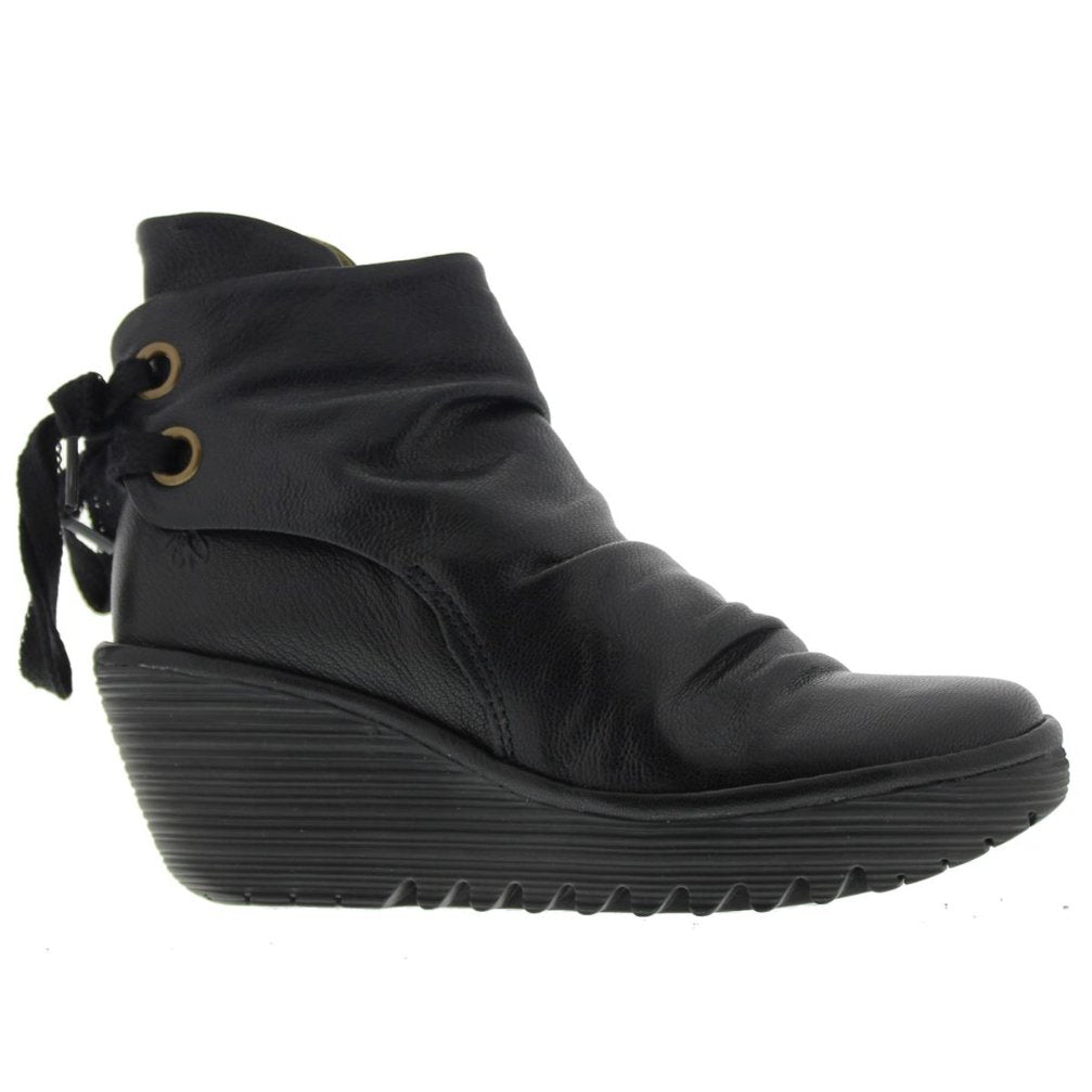 Fly London Yama Black Womens Boots - P500326033#color_black