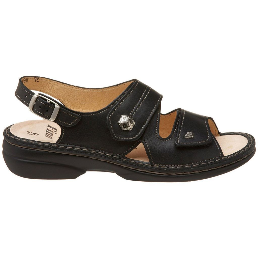 Finn Comfort Milos Women's Sandals#color_black