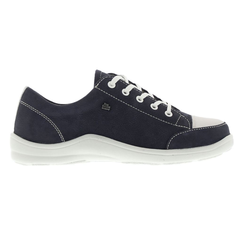 Finn Comfort Soho Nubuck Leather Women's Shoes#color_blue