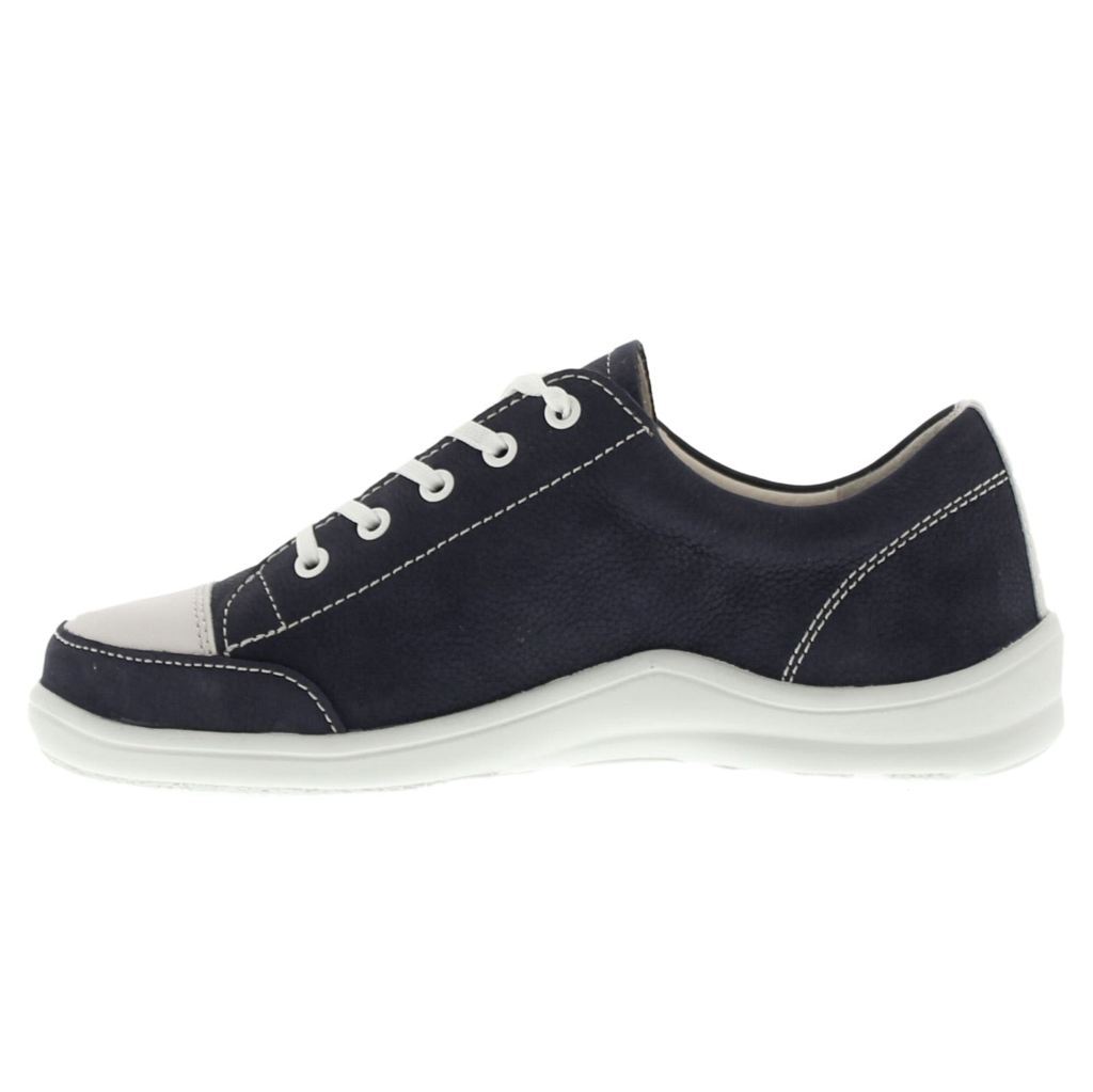 Finn Comfort Soho Nubuck Leather Women's Shoes#color_blue