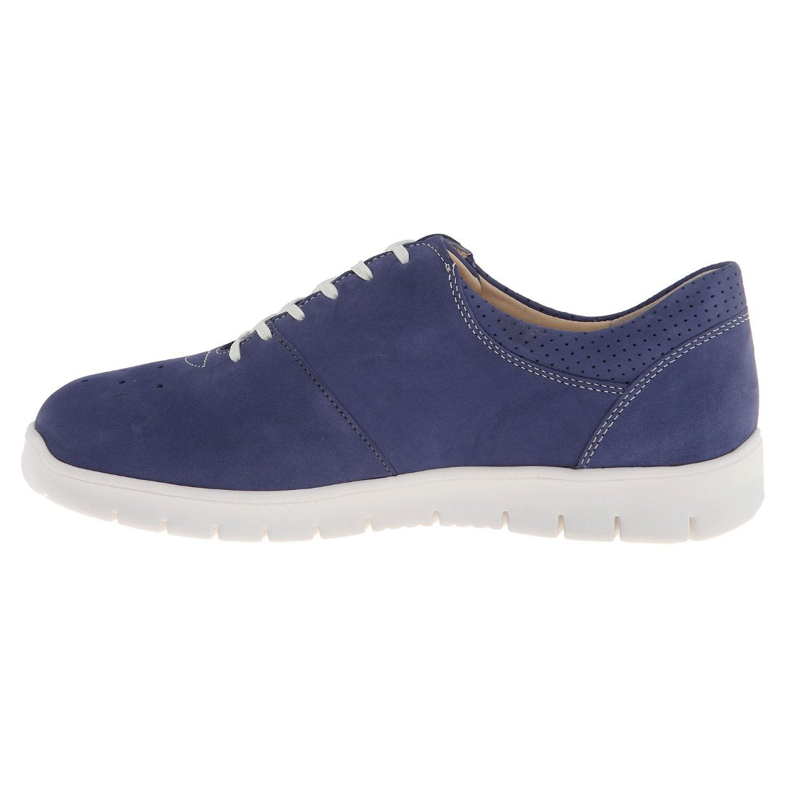 Finn Comfort Barletta Nubuck Leather Women's Sneakers#color_blue