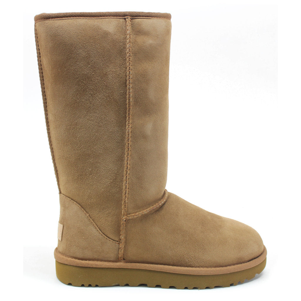 UGG Classic Tall II Suede Sheepskin Women's Snow Boots#color_brown