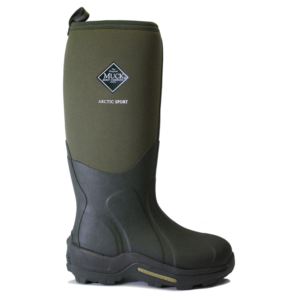 Muck Boot Arctic Sport Waterproof Women's Tall Wellington Boots#color_moss green