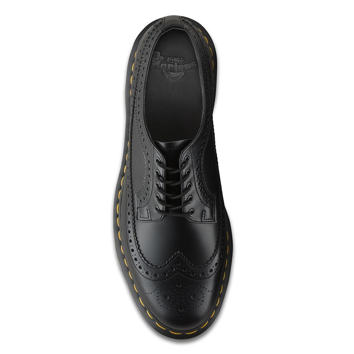 Dr. Martens 3989 Smooth Leather Women's Brogue Shoes#color_black