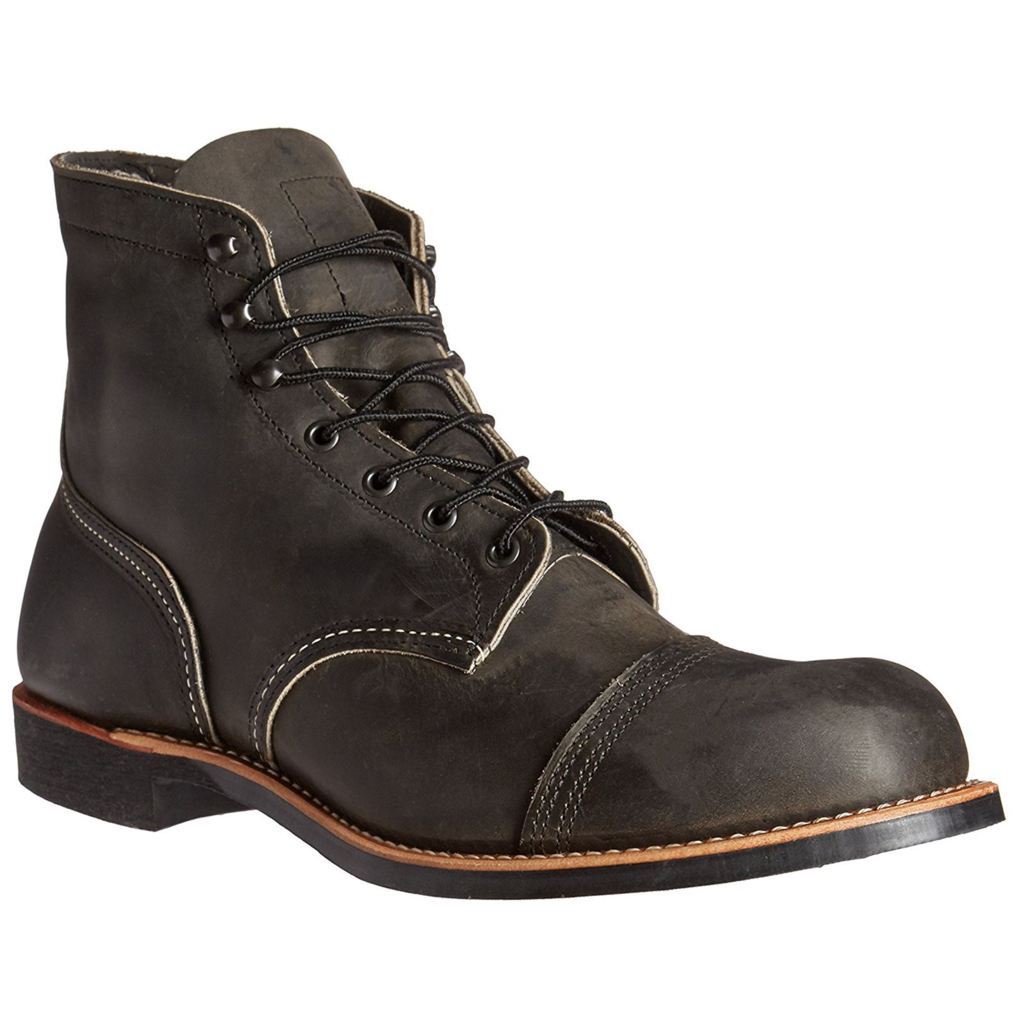 Red Wing Iron Ranger 6 Inch Men's Ankle Boots#color_charcoal