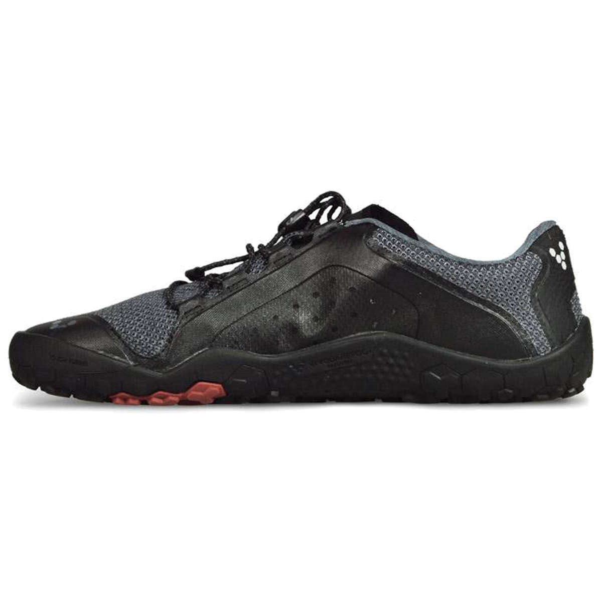 Vivobarefoot Primus Trail Firm Ground Black Charcoal Womens Sneakers#color_black charcoal