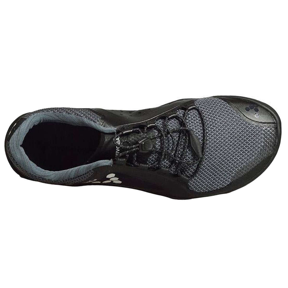Vivobarefoot Primus Trail Firm Ground Black Charcoal Womens Sneakers#color_black charcoal