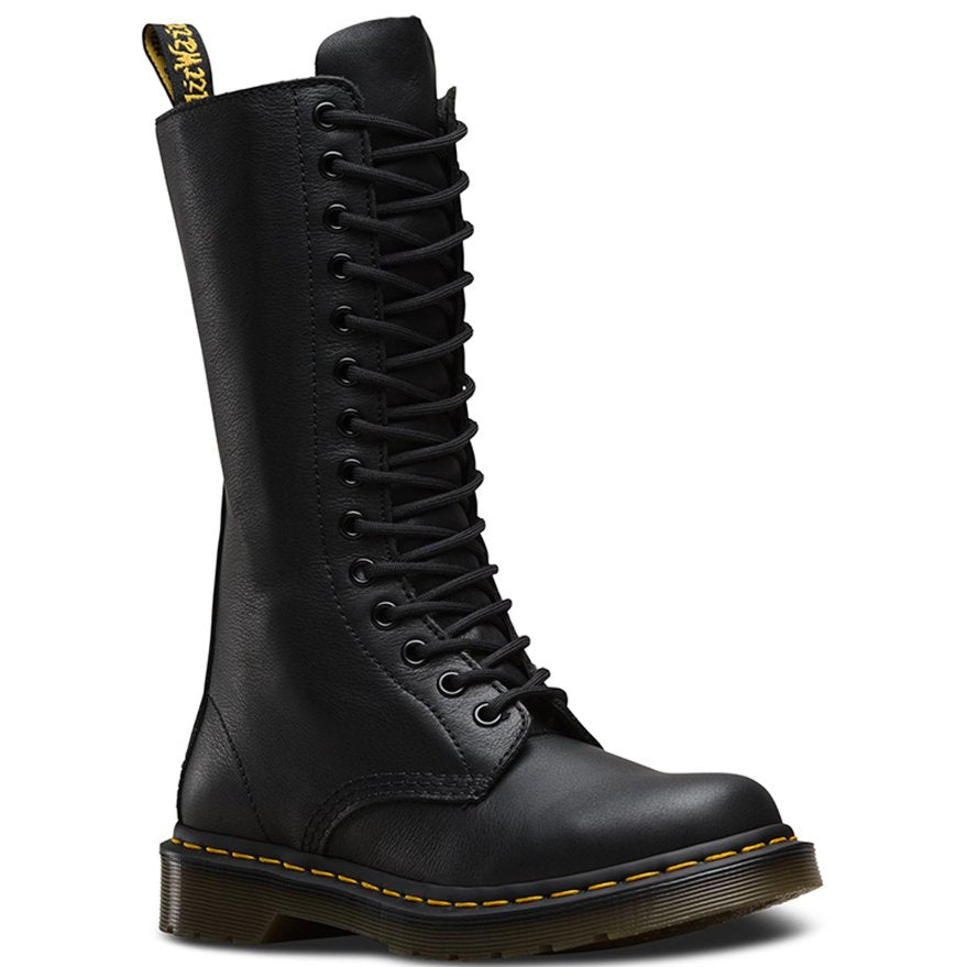 Dr. Martens 1B99 Virginia Leather Women's Calf Length Boots#color_black