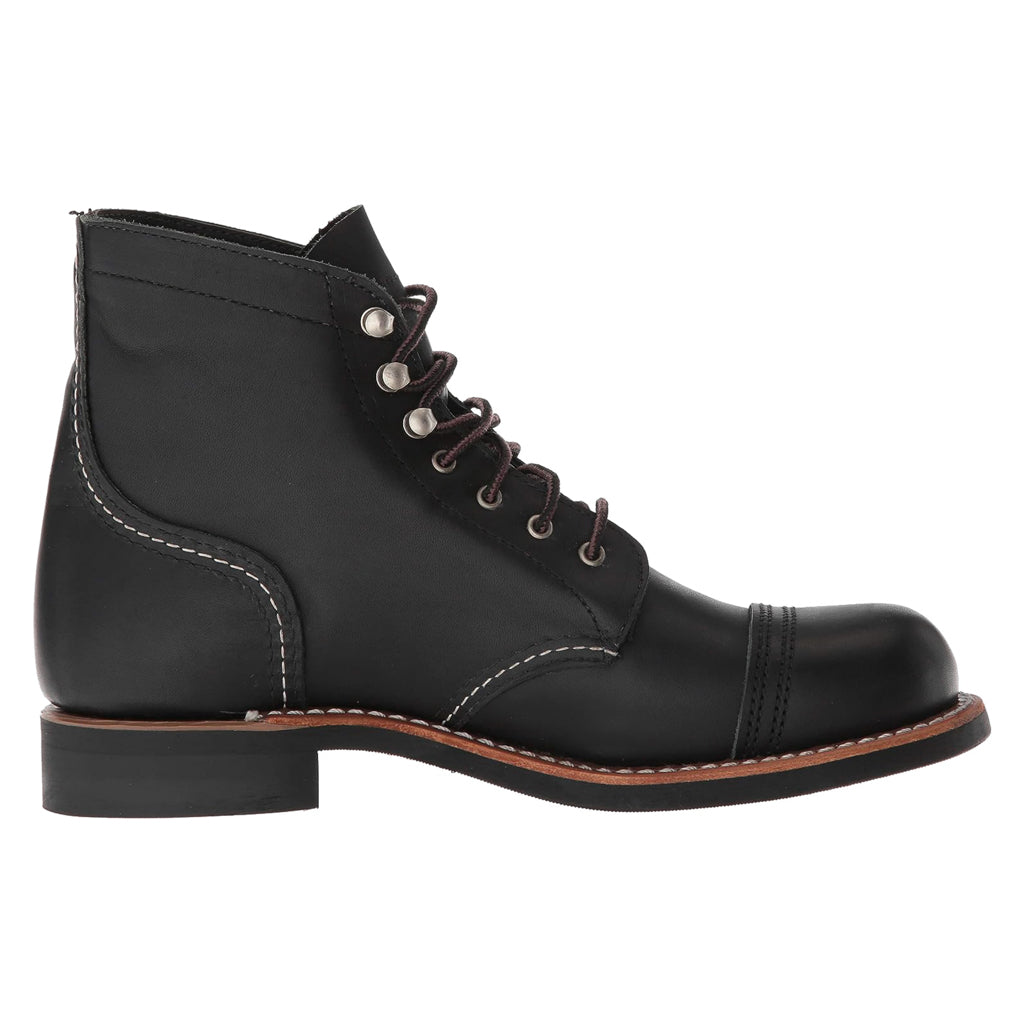 Red Wing Iron Ranger Leather Women's Ankle Boots#color_black