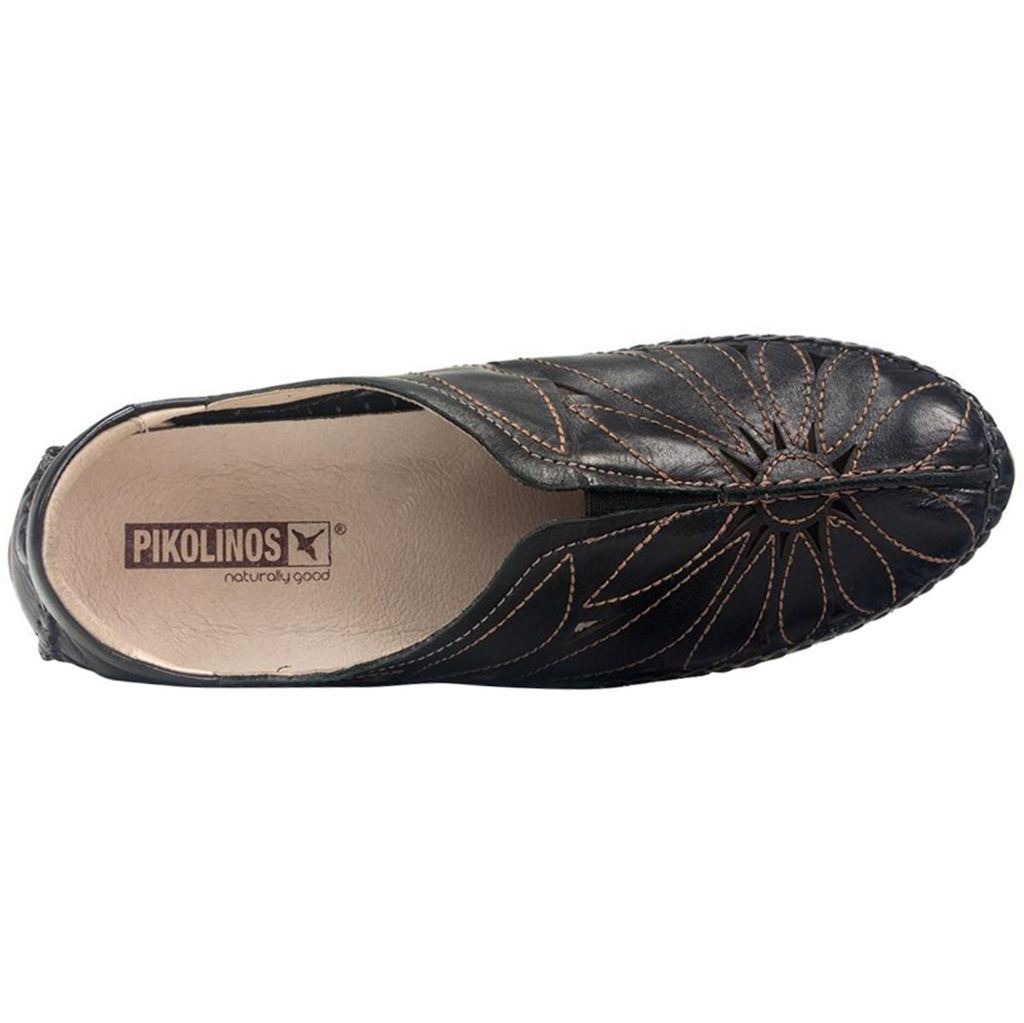 Pikolinos Jerez 578-7399 Leather Womens Shoes#color_black