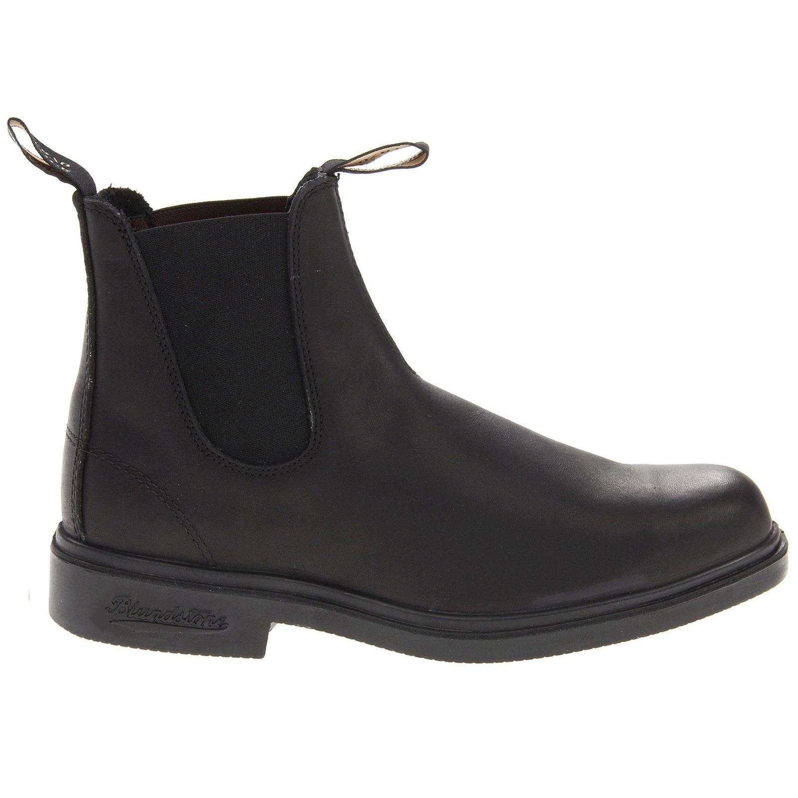 063 Water-Resistant Leather Unisex Chelsea Boots