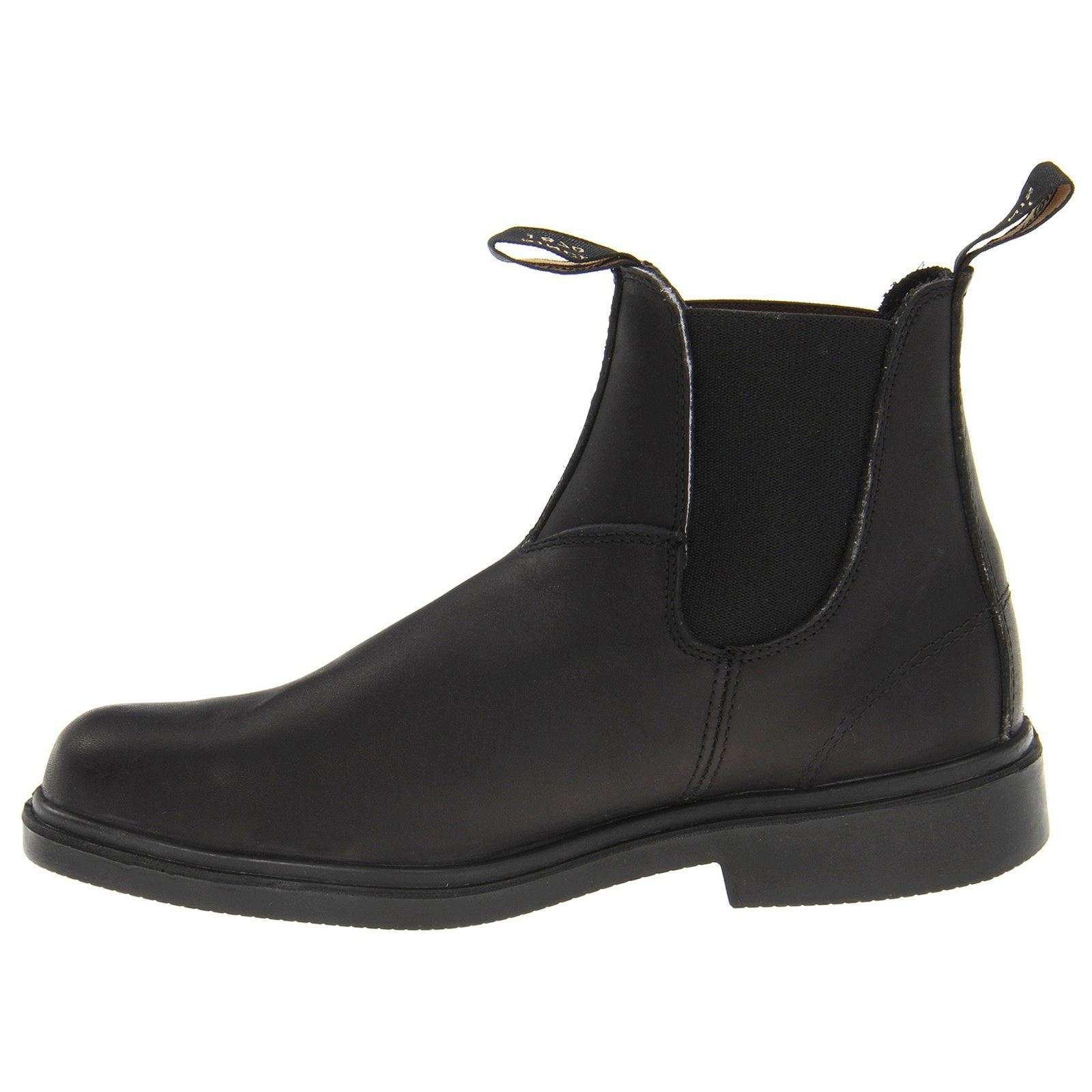 Blundstone 063 Water-Resistant Leather Unisex Chelsea Boots#color_black