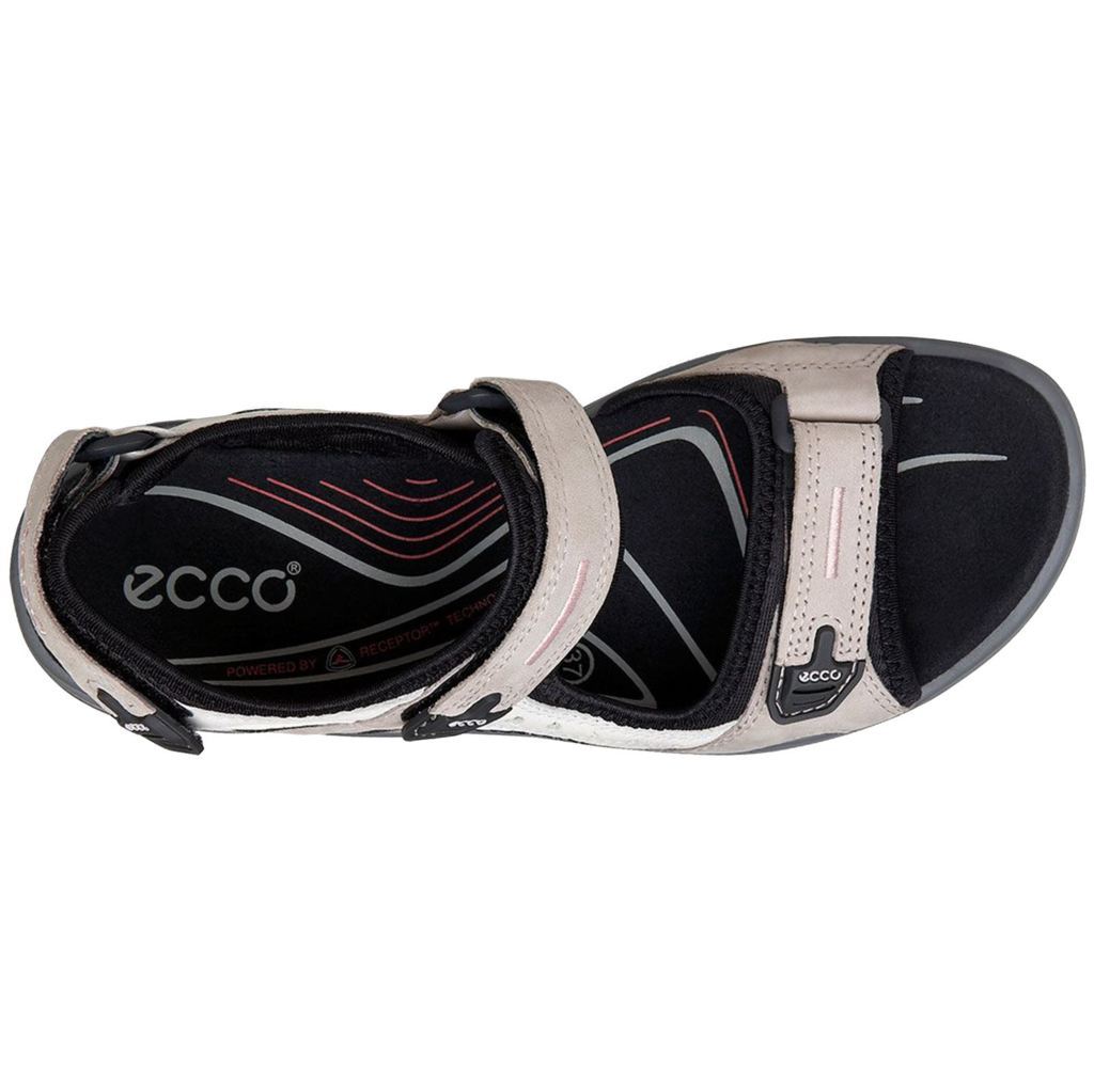 Ecco Offroad Nubuck Womens Sandals#color_atmosphere ice white