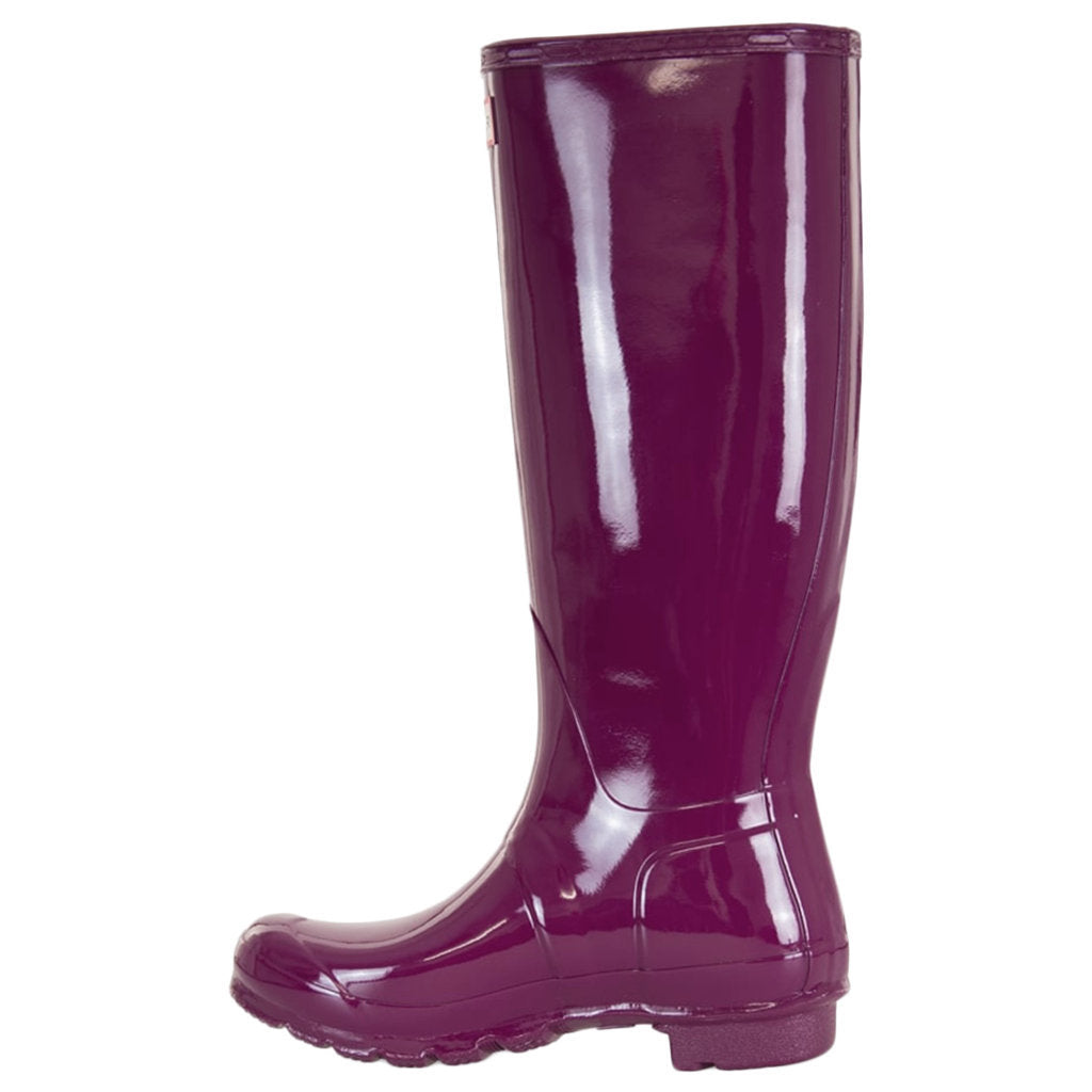 Hunter Original Tall Gloss Rubber Womens Boots#color_violet
