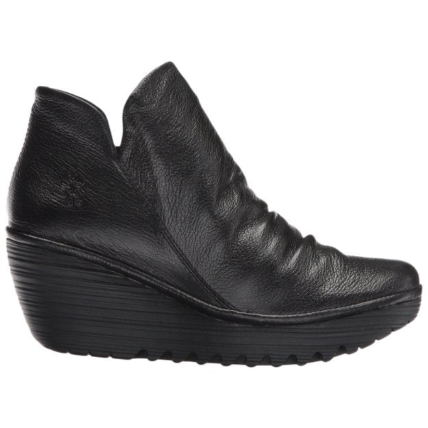 Fly London YIP Mousse Leather Womens Boots#color_black