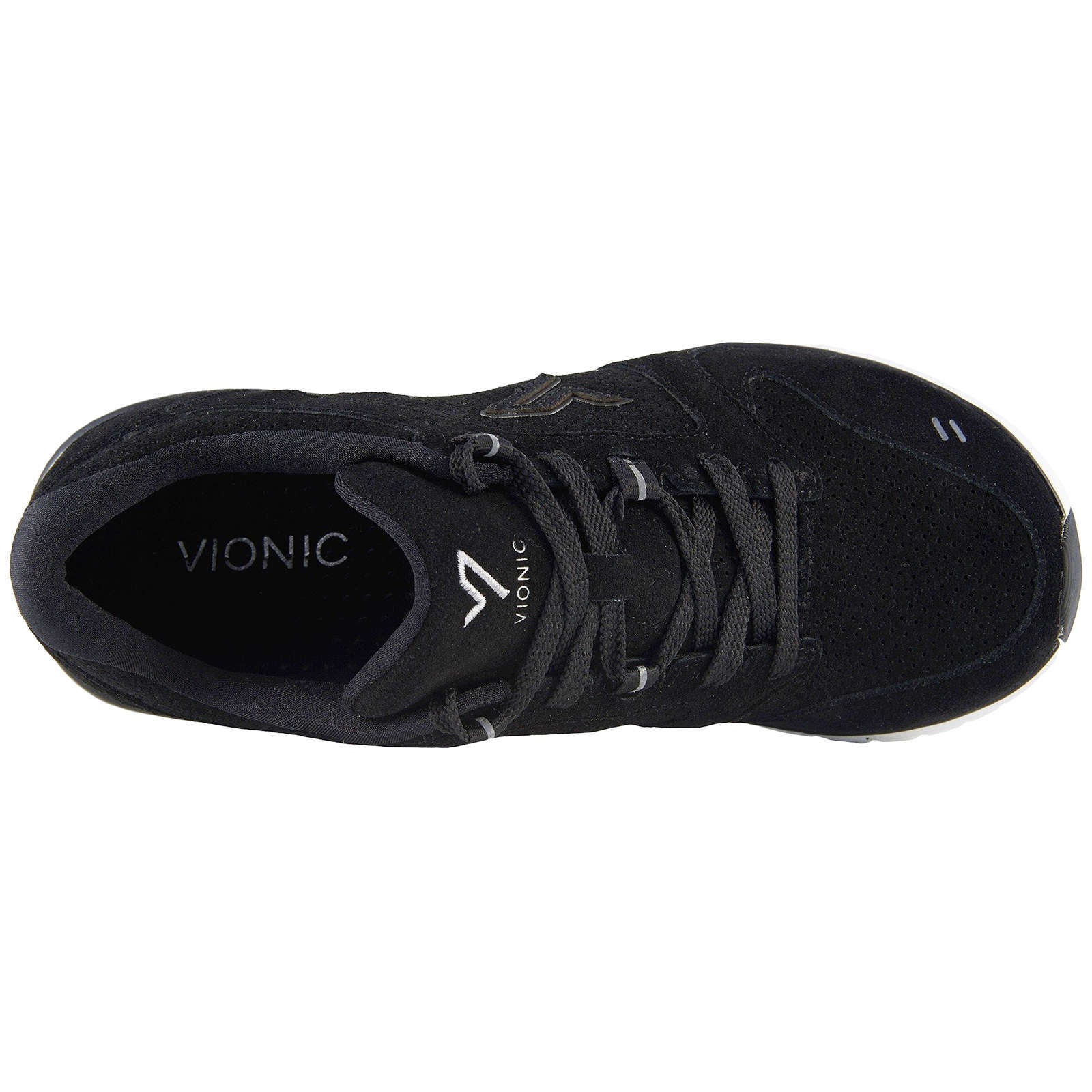Vionic Revive Suede Mens Sneakers#color_black