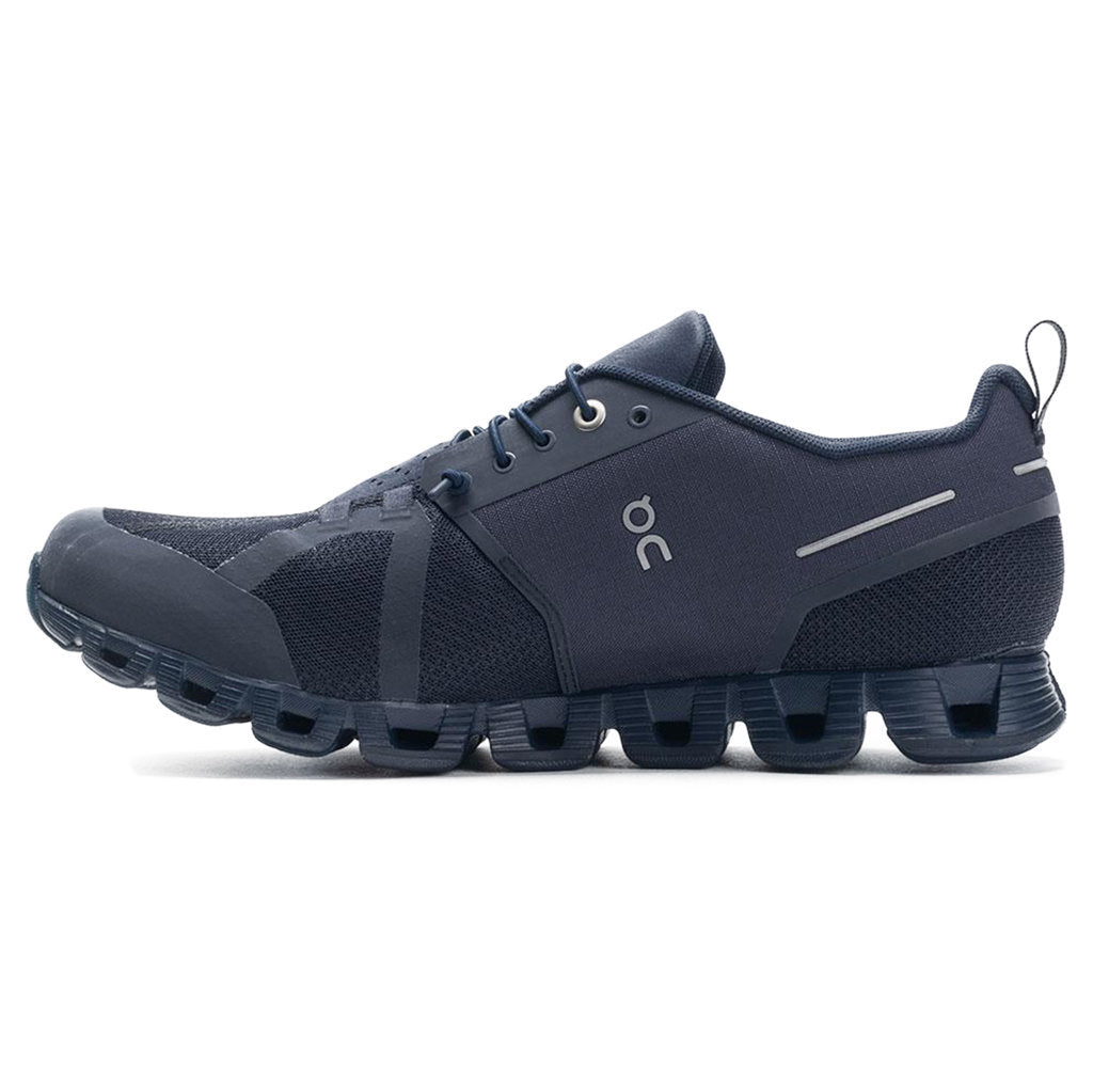 On Running Cloud Waterproof Textile Synthetic Mens Sneakers#color_navy