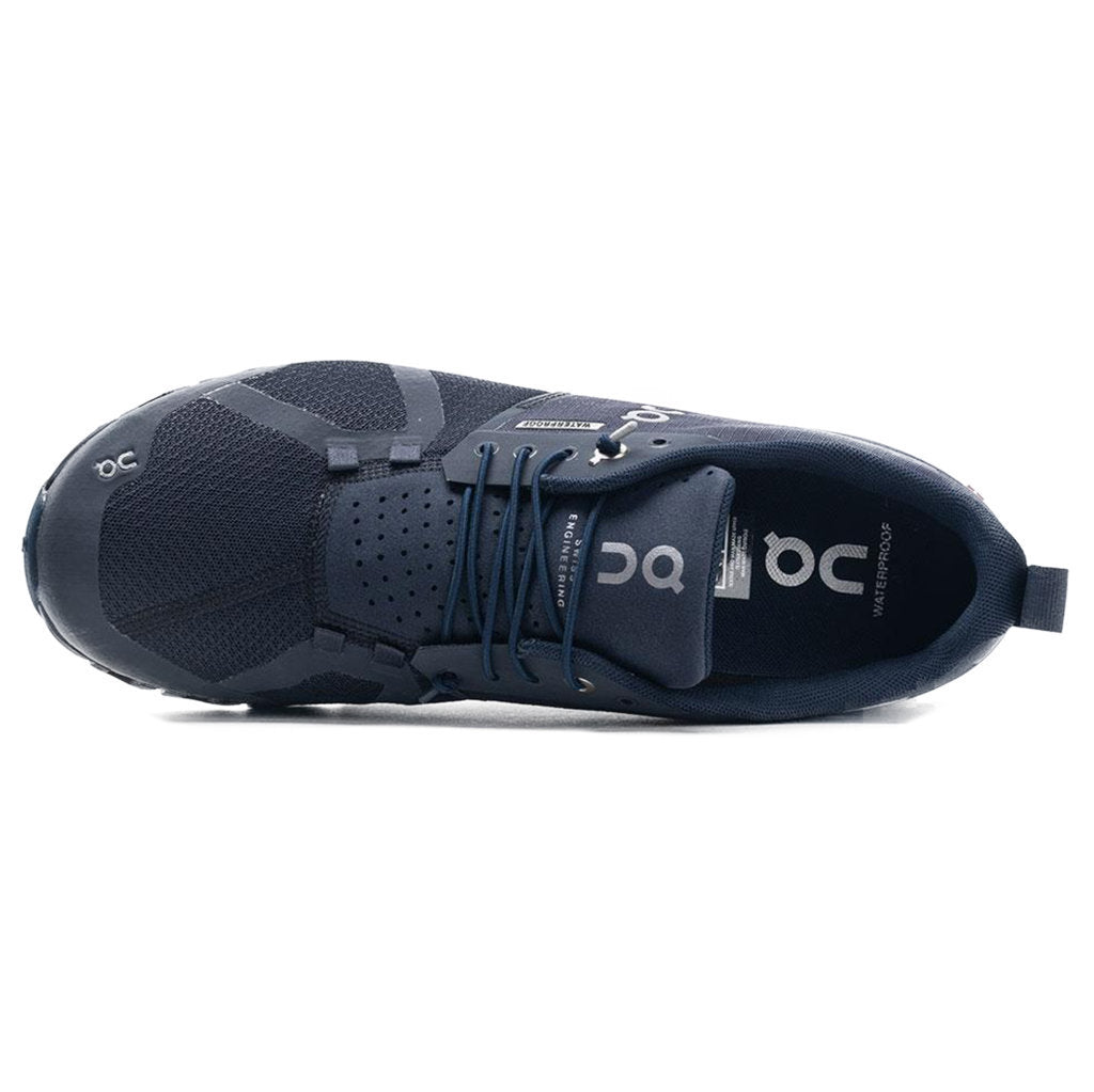 On Running Cloud Waterproof Textile Synthetic Mens Sneakers#color_navy