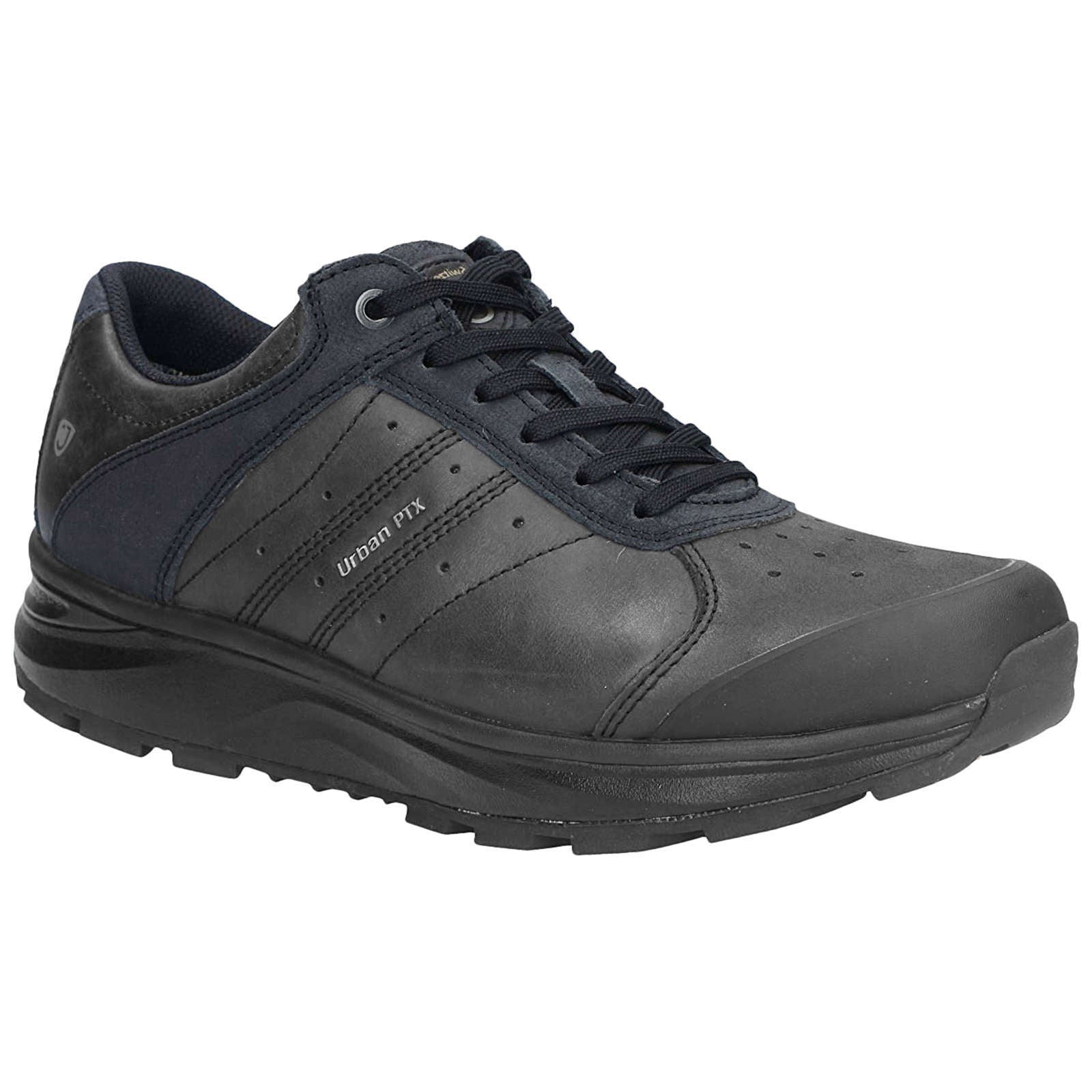Joya Innsbruck Low PTX Nubuck Leather Men's Sneakers#color_black