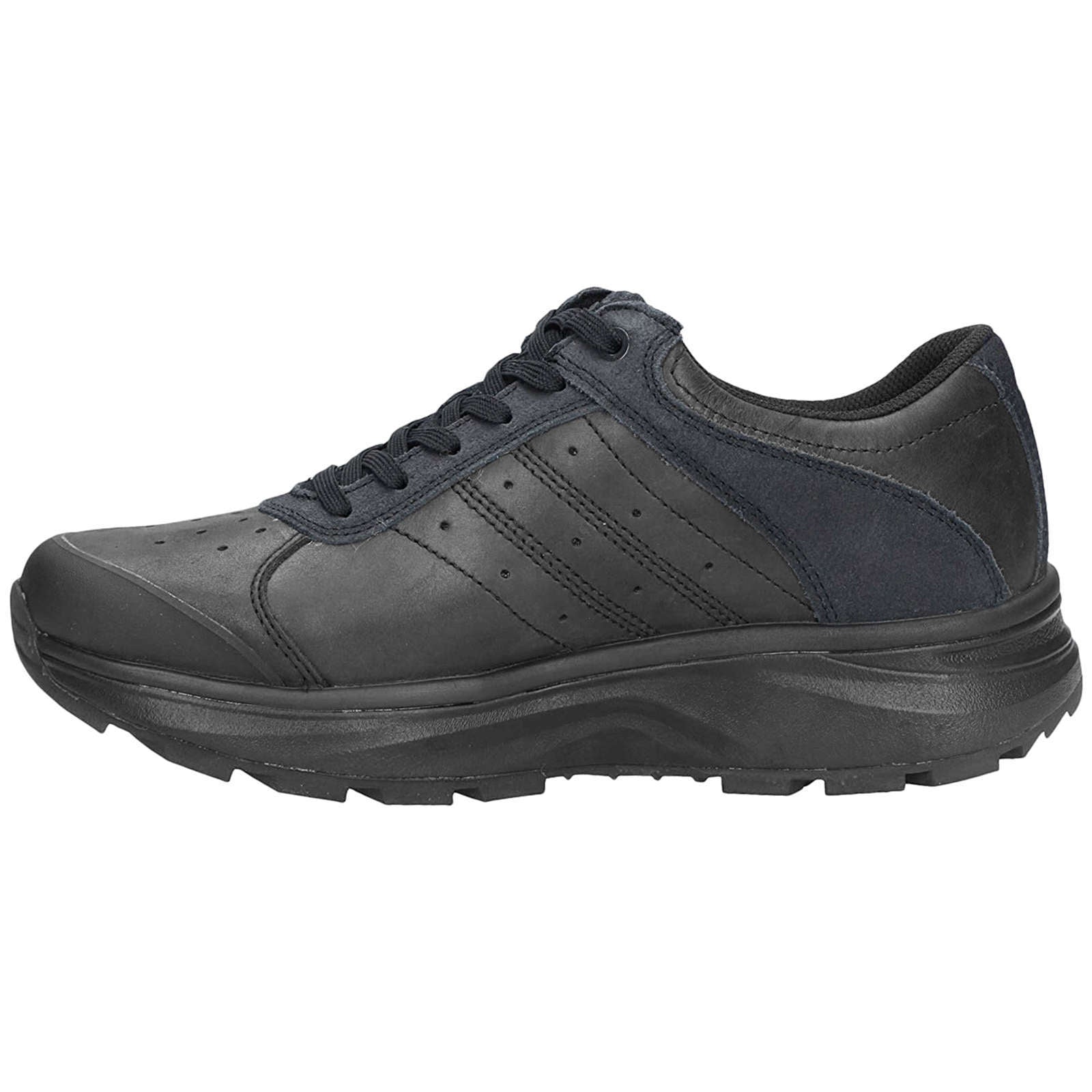 Joya Innsbruck Low PTX Nubuck Leather Men's Sneakers#color_black