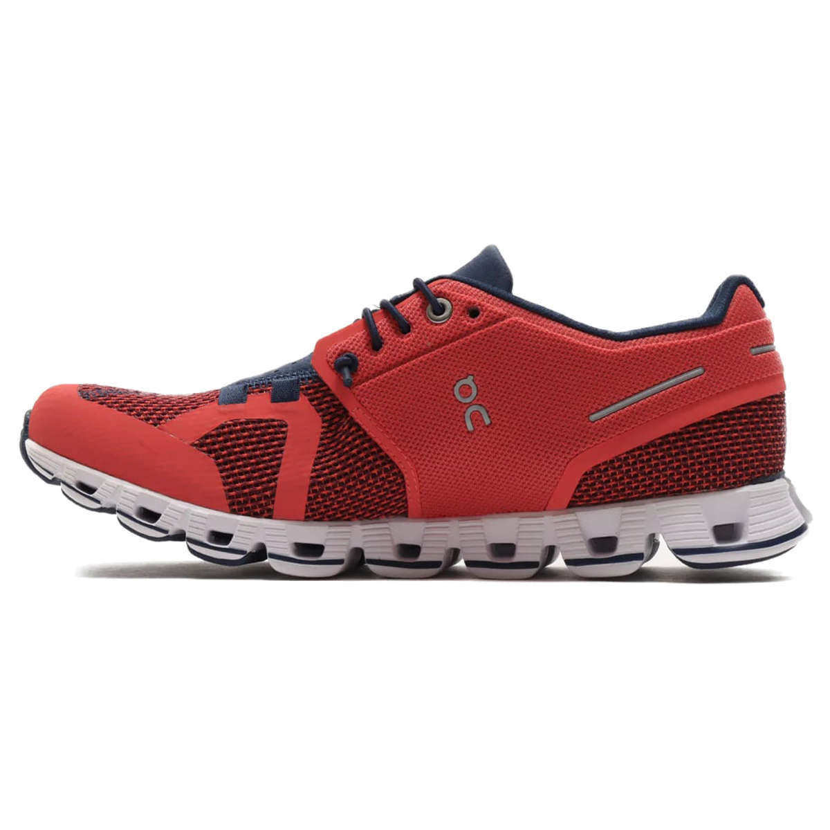 On Running Cloud Mesh Women's Low-Top Trainers#color_coral pacific