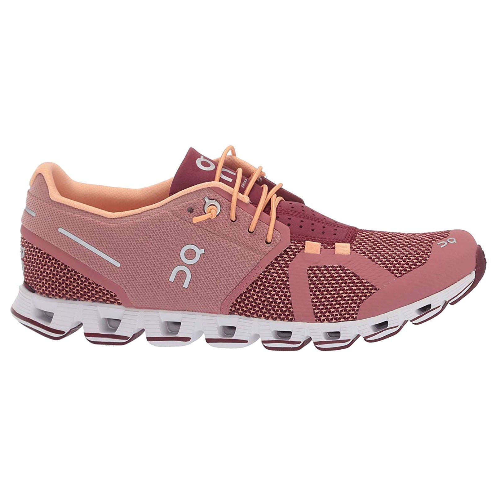 On Running Cloud Mesh Women's Low-Top Sneakers#color_dustrose mulberry