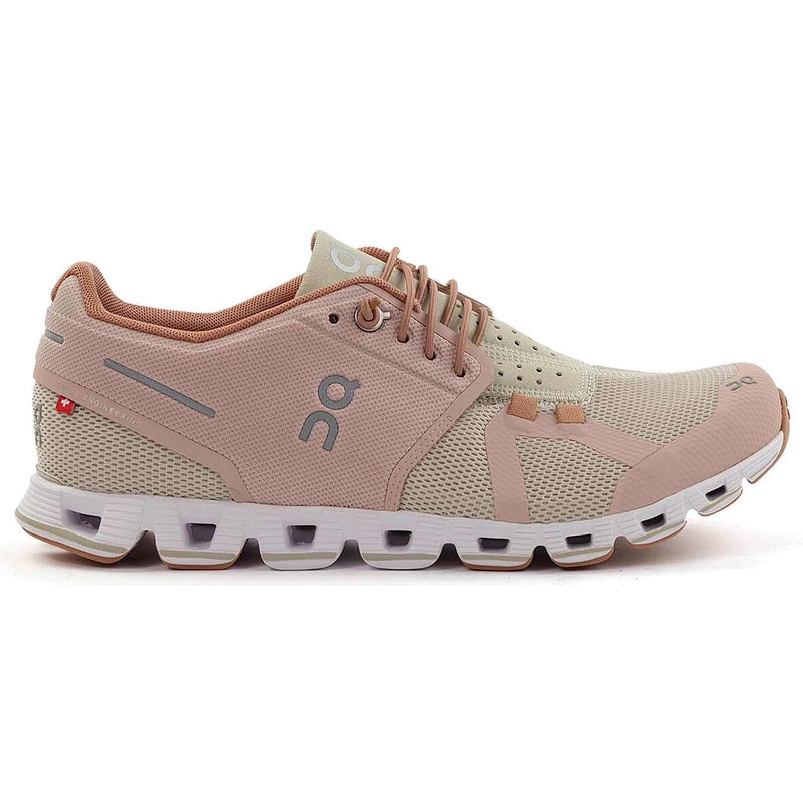 On Running Cloud Mesh Women's Low-Top Sneakers#color_rose sand