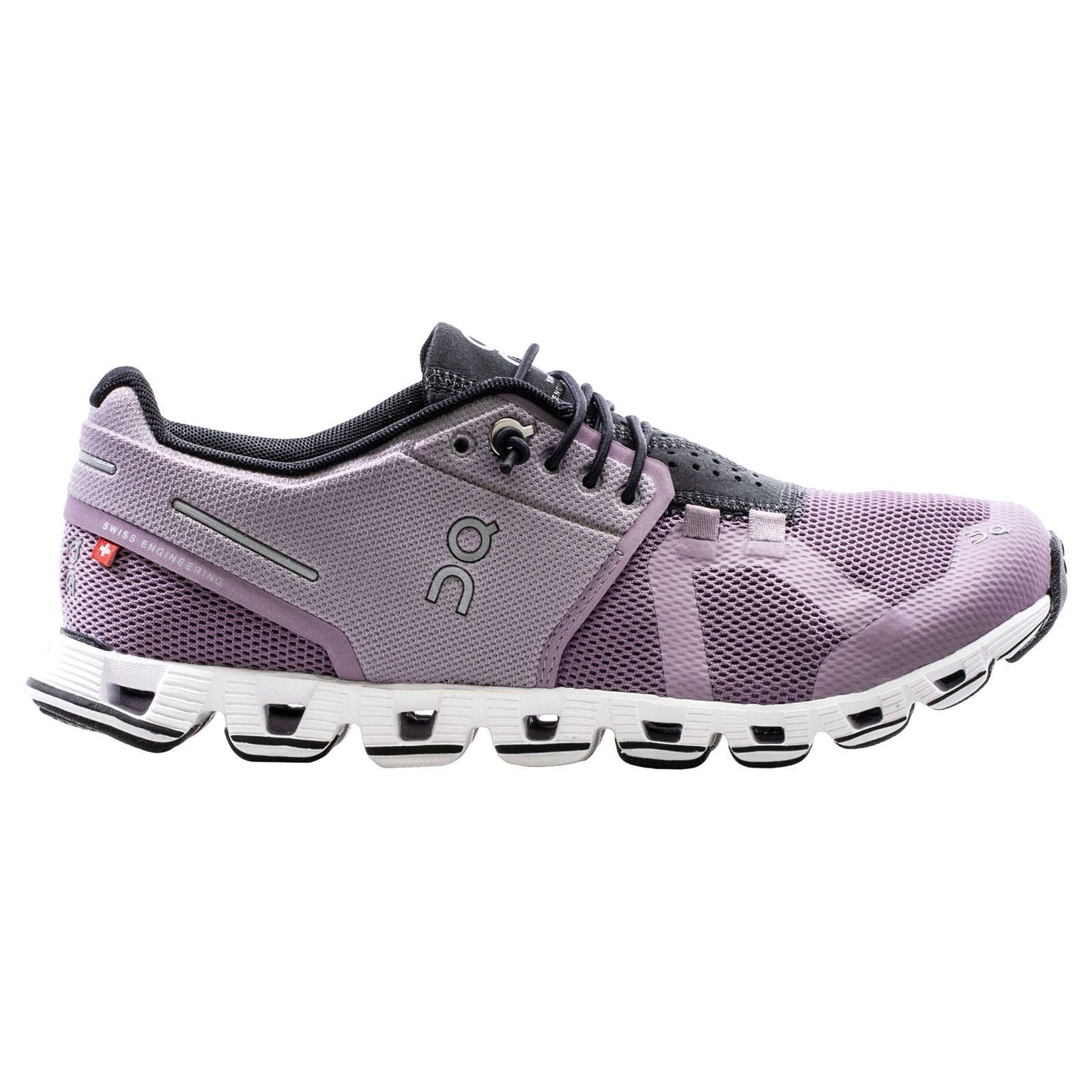 On Running Cloud Mesh Women's Low-Top Sneakers#color_lilac black