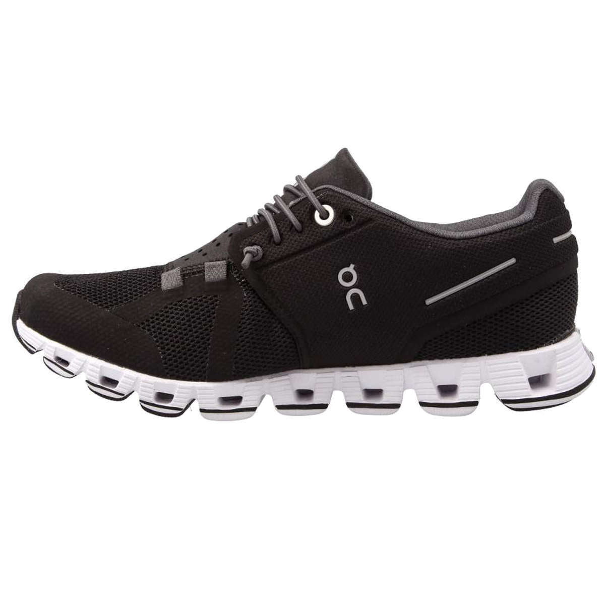 On Running Cloud Mesh Women's Low-Top Sneakers#color_black white
