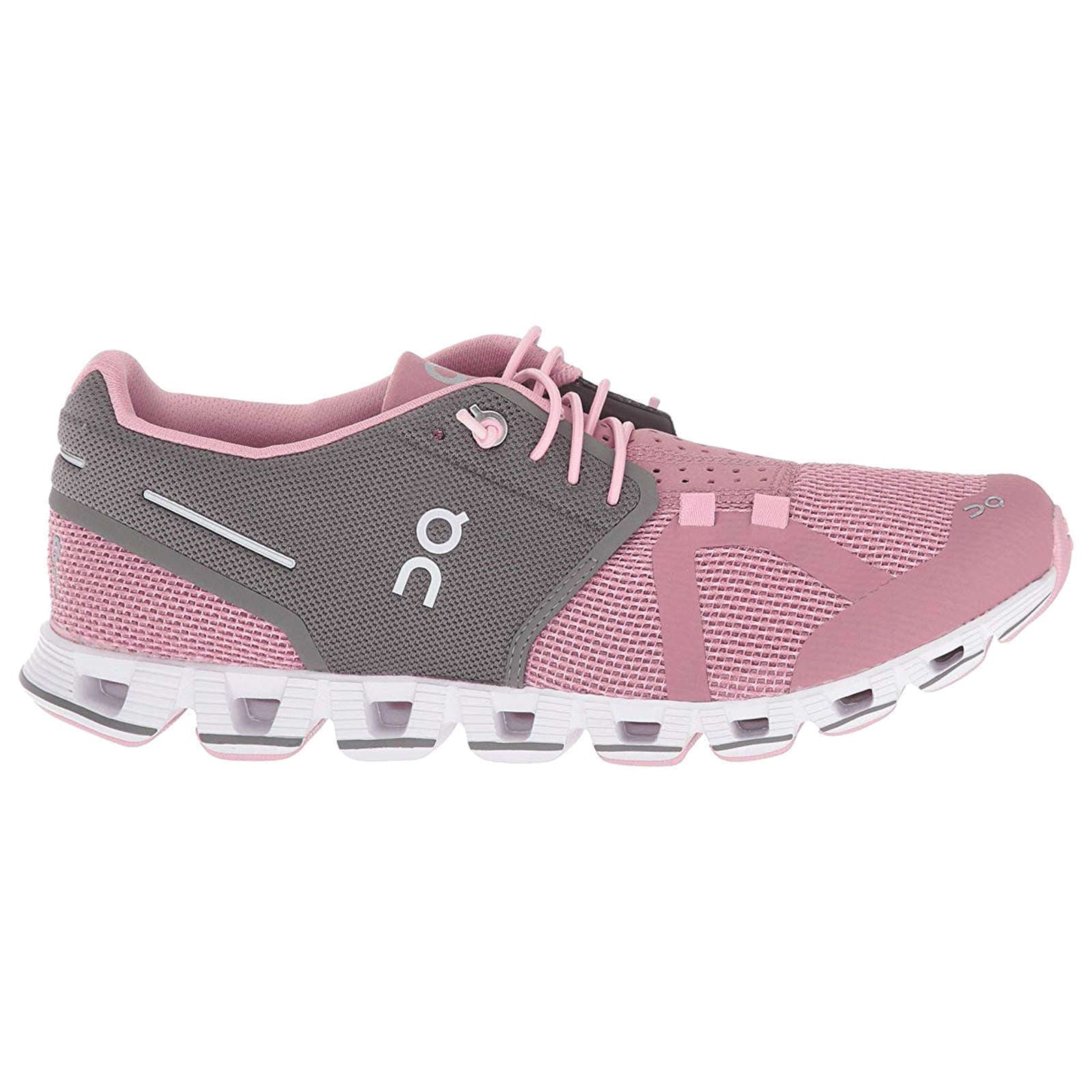 On Running Cloud Mesh Women's Low-Top Sneakers#color_charcoal rose