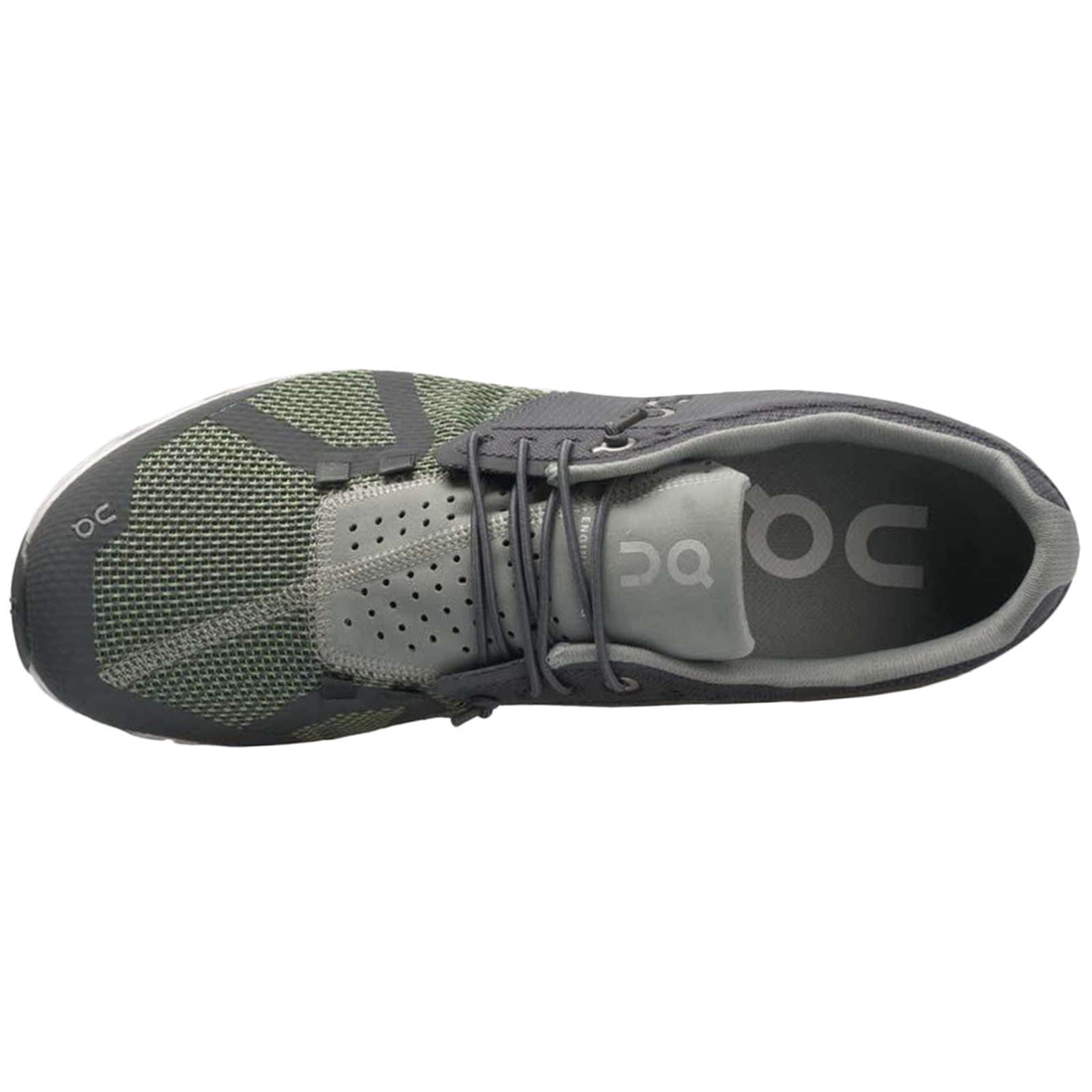 On Cloud Mesh Men's Running Shoes#color_rock leaf