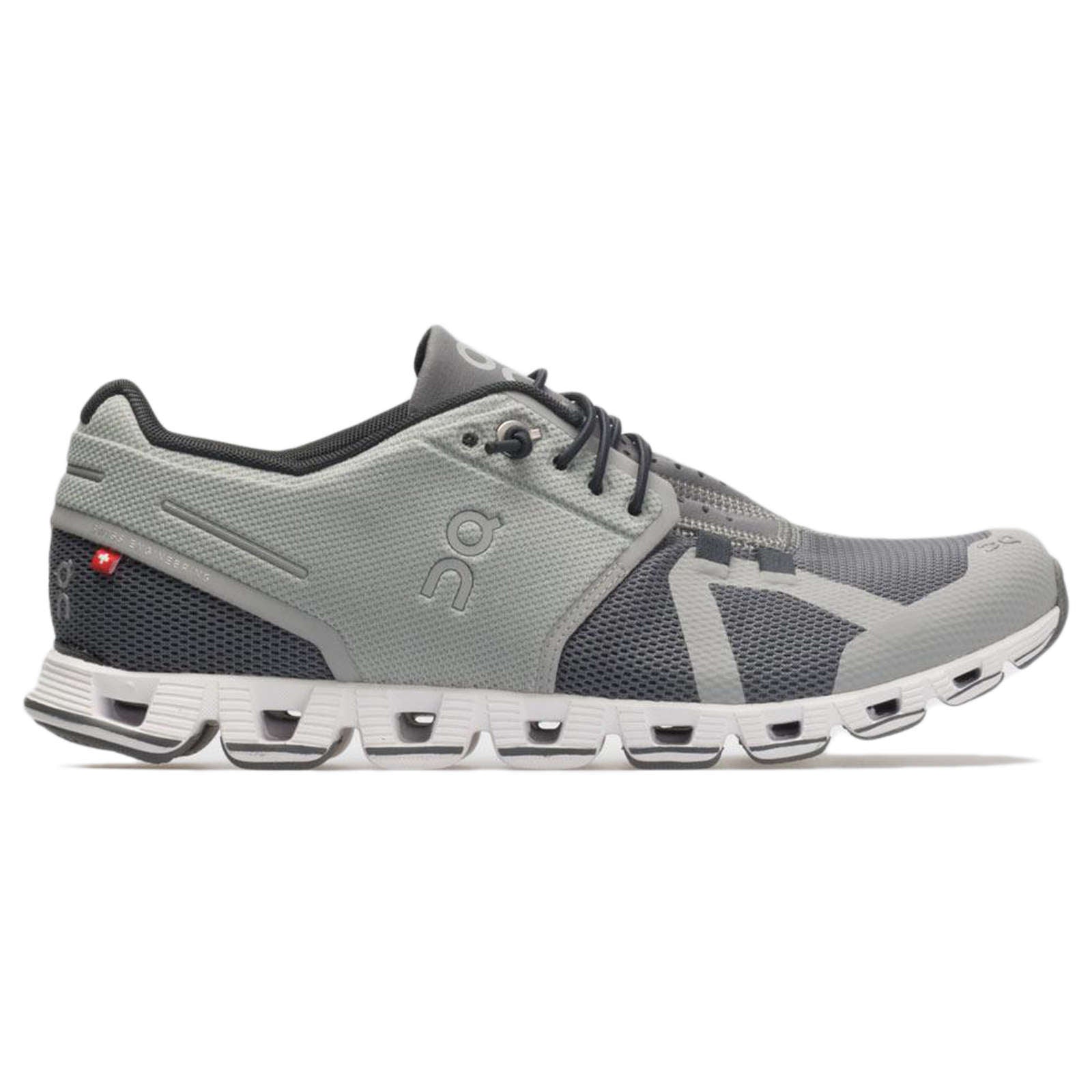 On Cloud Mesh Men's Running Shoes#color_slate rock