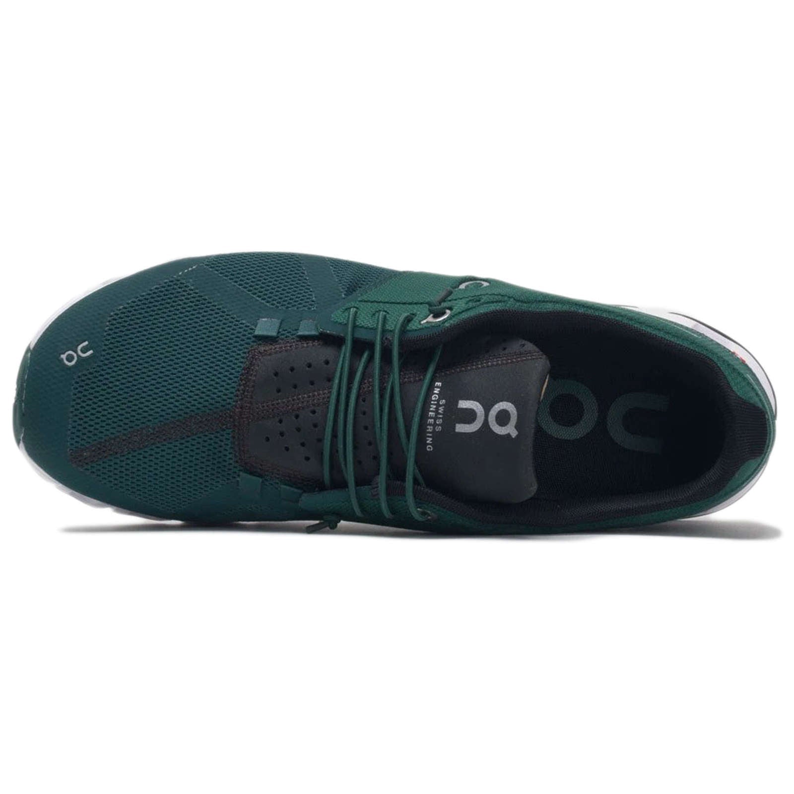 On Cloud Mesh Men's Running Shoes#color_evergreen black