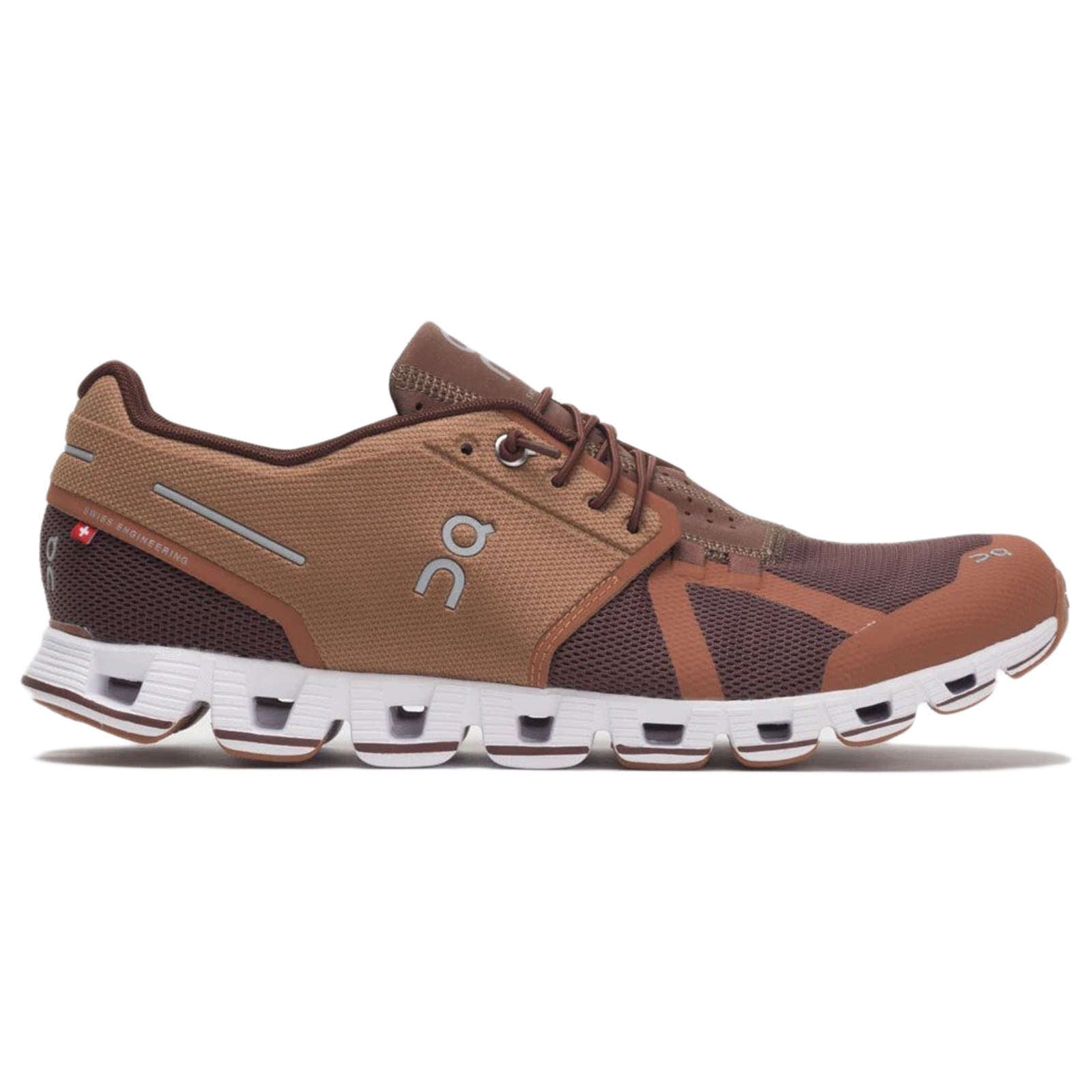 On Cloud Mesh Men's Running Shoes#color_russet cocoa
