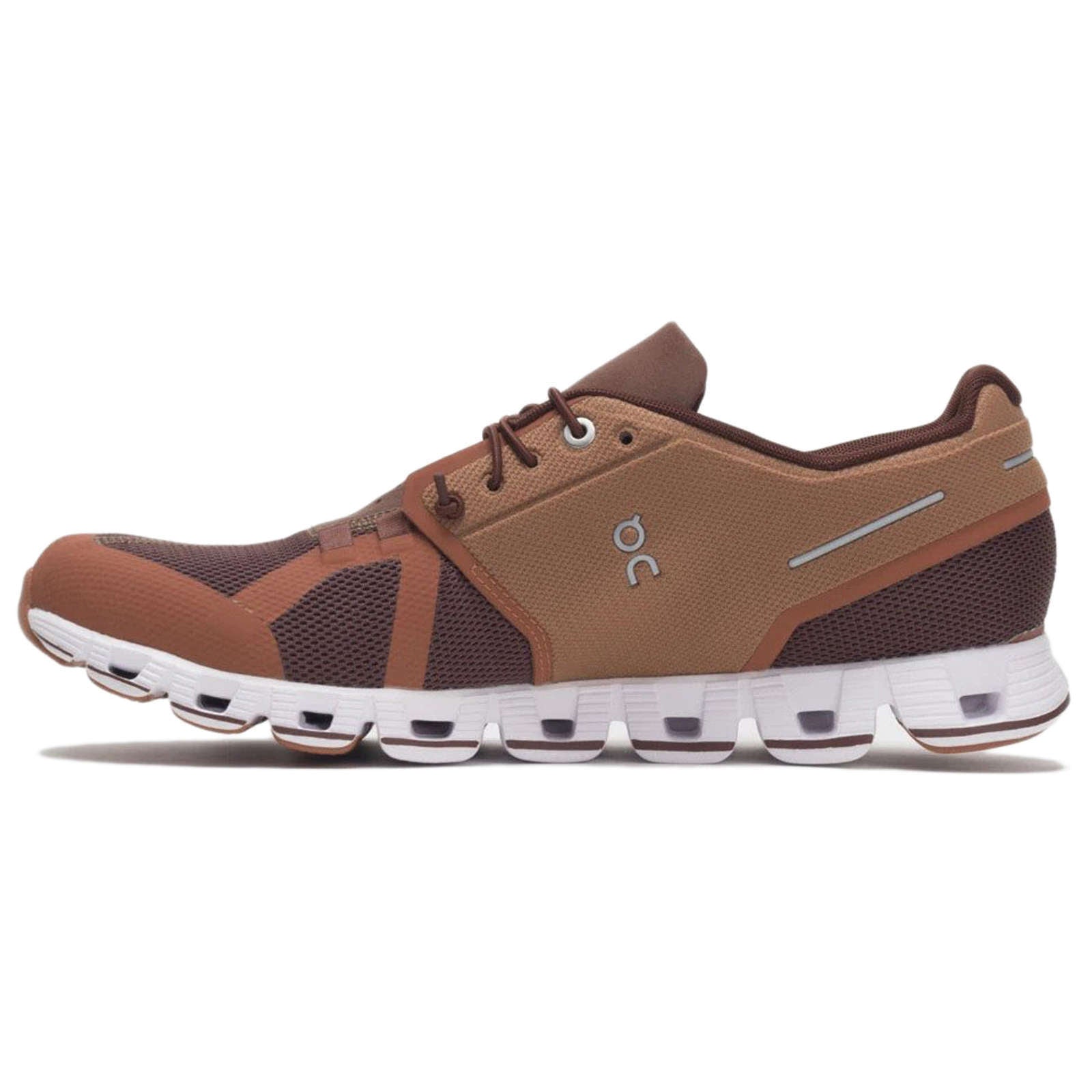 On Cloud Mesh Men's Running Shoes#color_russet cocoa
