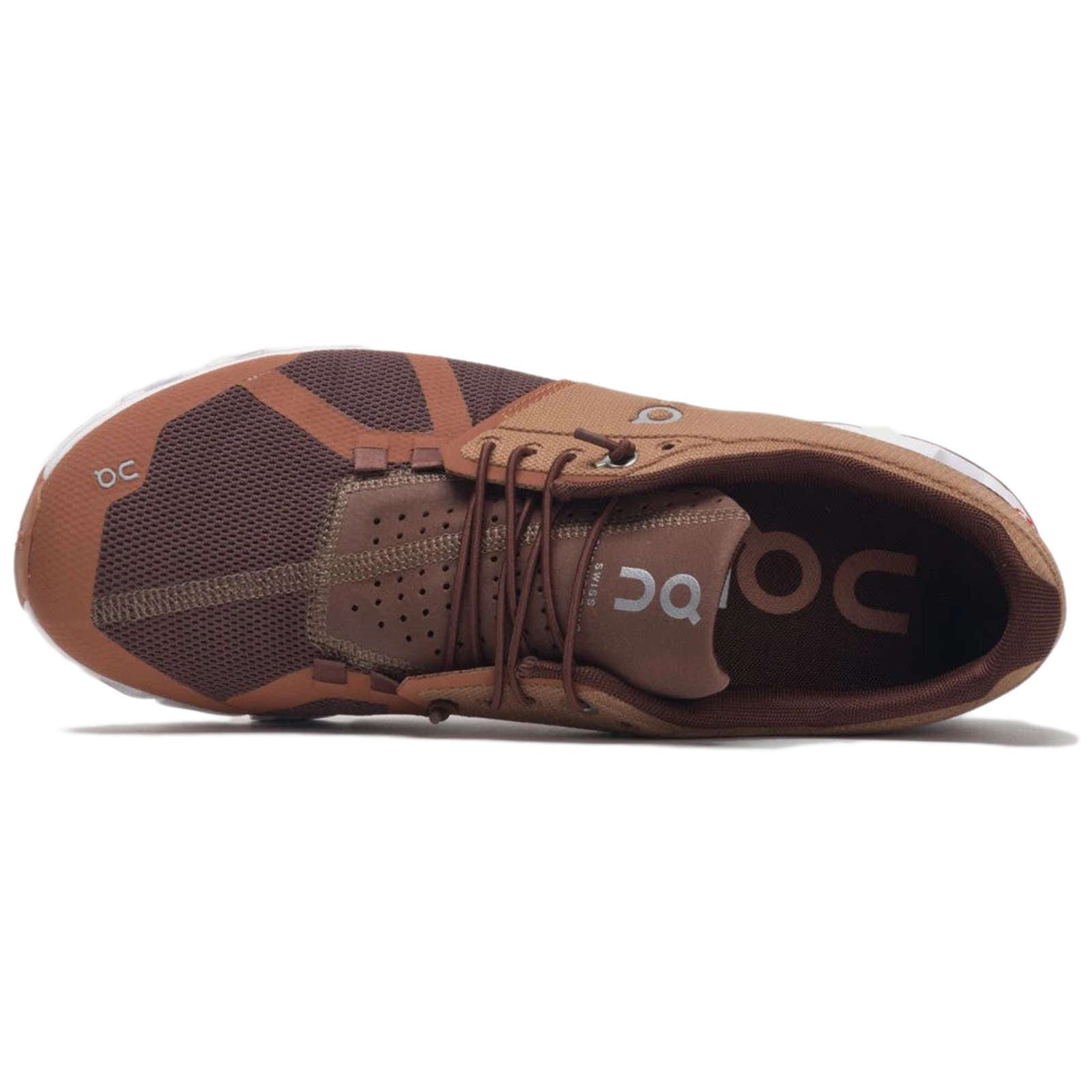 On Cloud Mesh Men's Running Shoes#color_russet cocoa