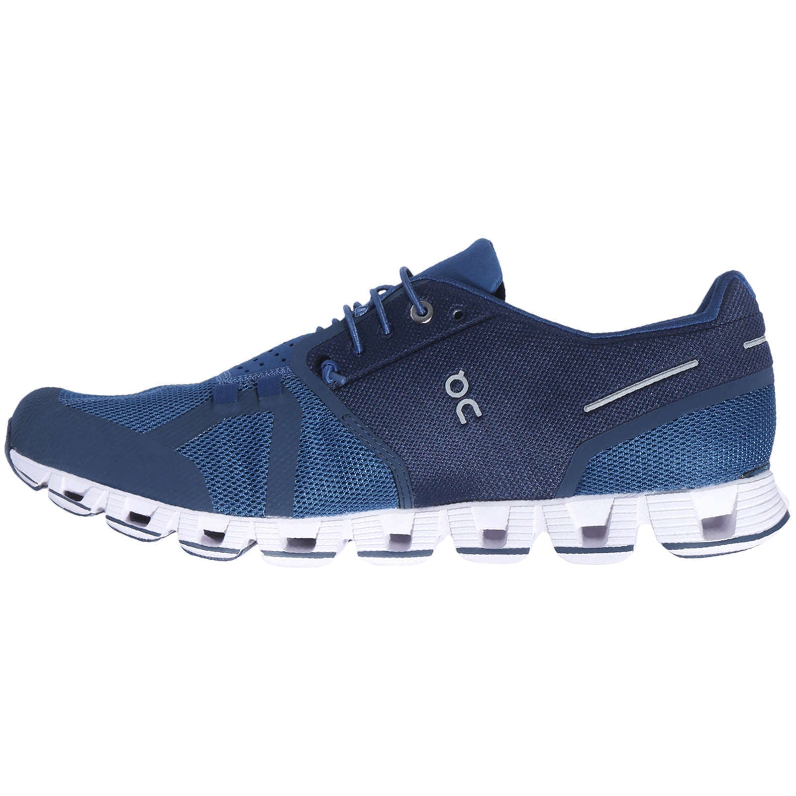 On Cloud Mesh Men's Running Shoes#color_blue denim