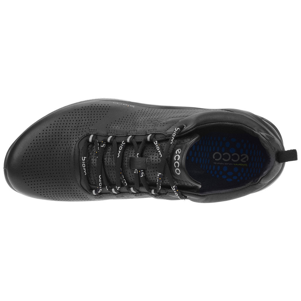 Ecco Biom Fjuel Leather Mens Sneakers#color_black