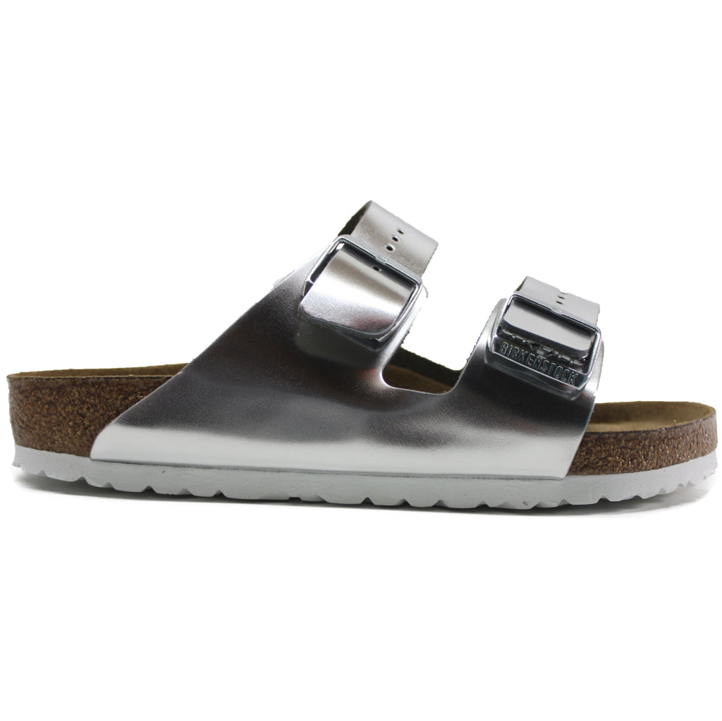 Birkenstock Arizona Soft Footbed Natural Leather Women's Slide Sandals