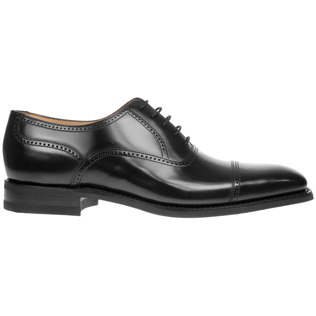 Loake 263 Polished Leather Men's Brogue Shoes#color_black