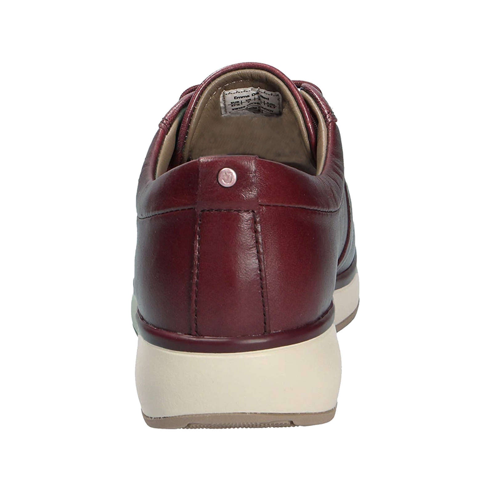 Joya Emma Full Grain Leather Women's Shoes#color_dark red