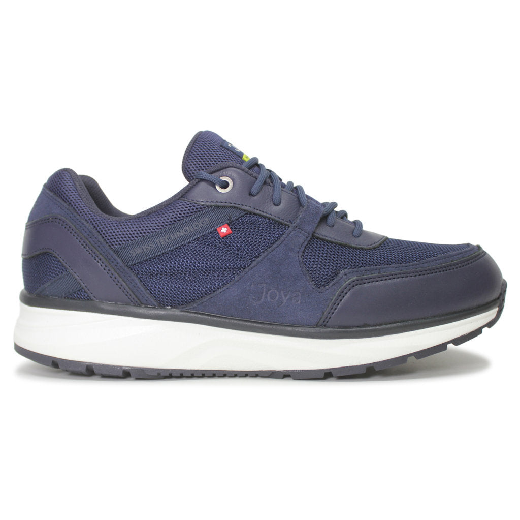 Joya Tony II Textile Leather Mens Sneakers#color_dark blue