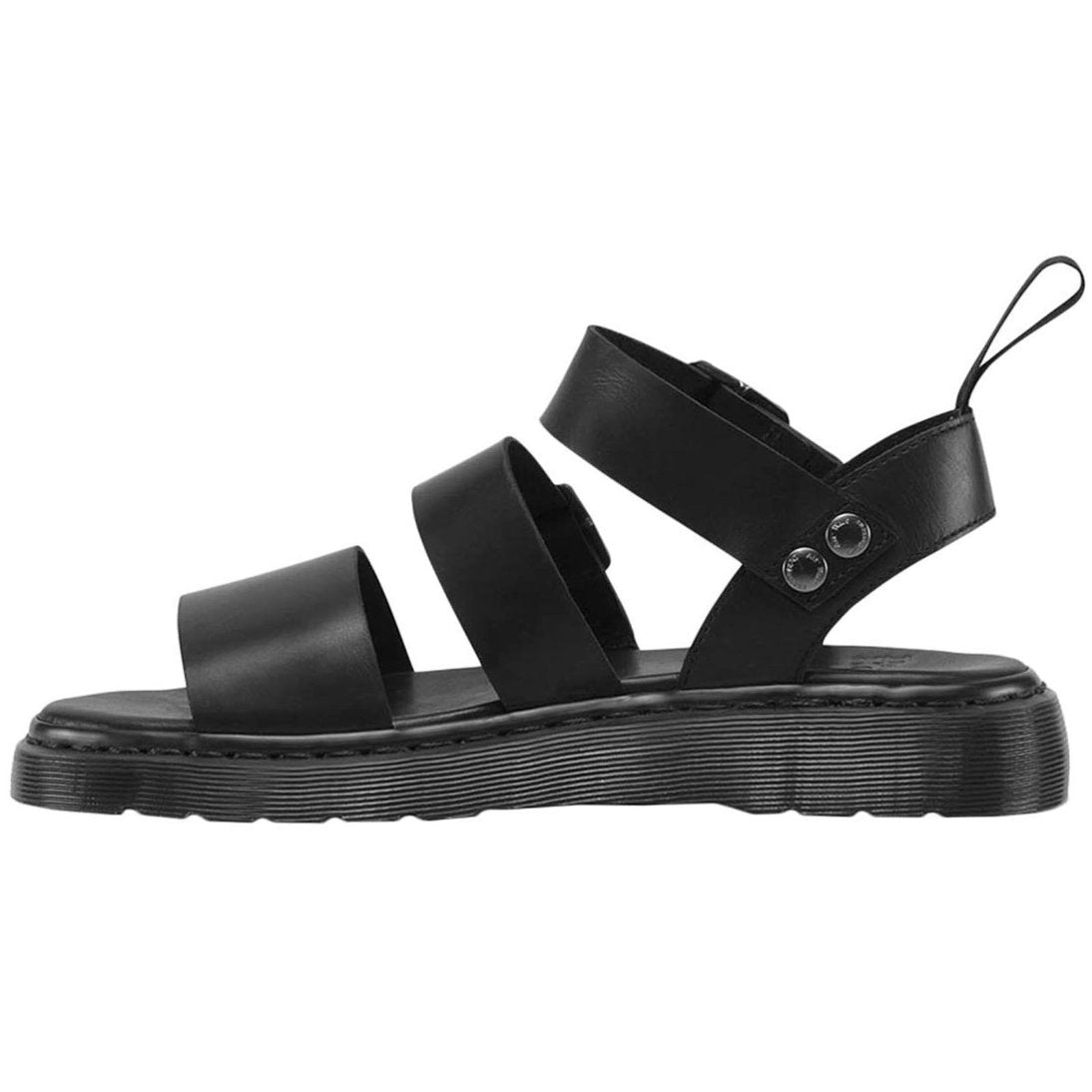 Dr.Martens Gryphon Brando Leather Unisex Sandals#color_black