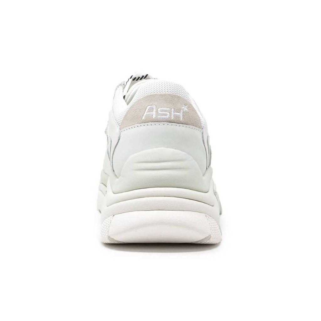 Ash Addict Leather Mesh Women's Low-Top Sneakers#color_off white