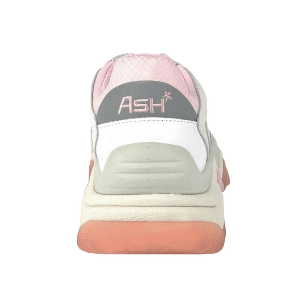 Ash Addict Leather Mesh Women's Low-Top Sneakers#color_white chalk pink